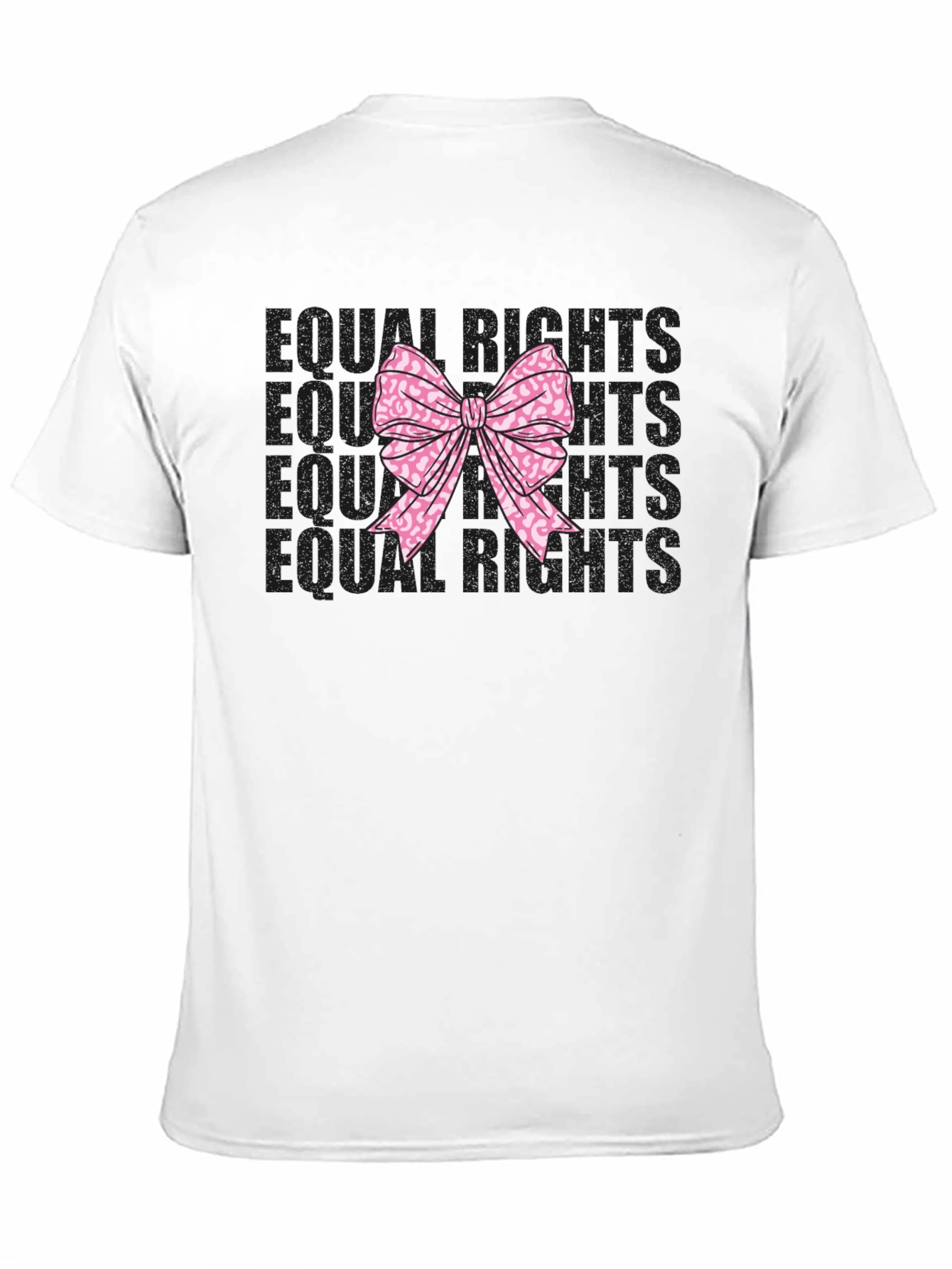 Equal Rights Pink Leopard Bow T-Shirt