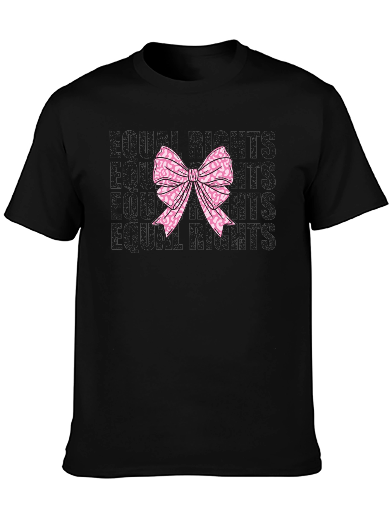 Equal Rights Pink Leopard Bow T-Shirt