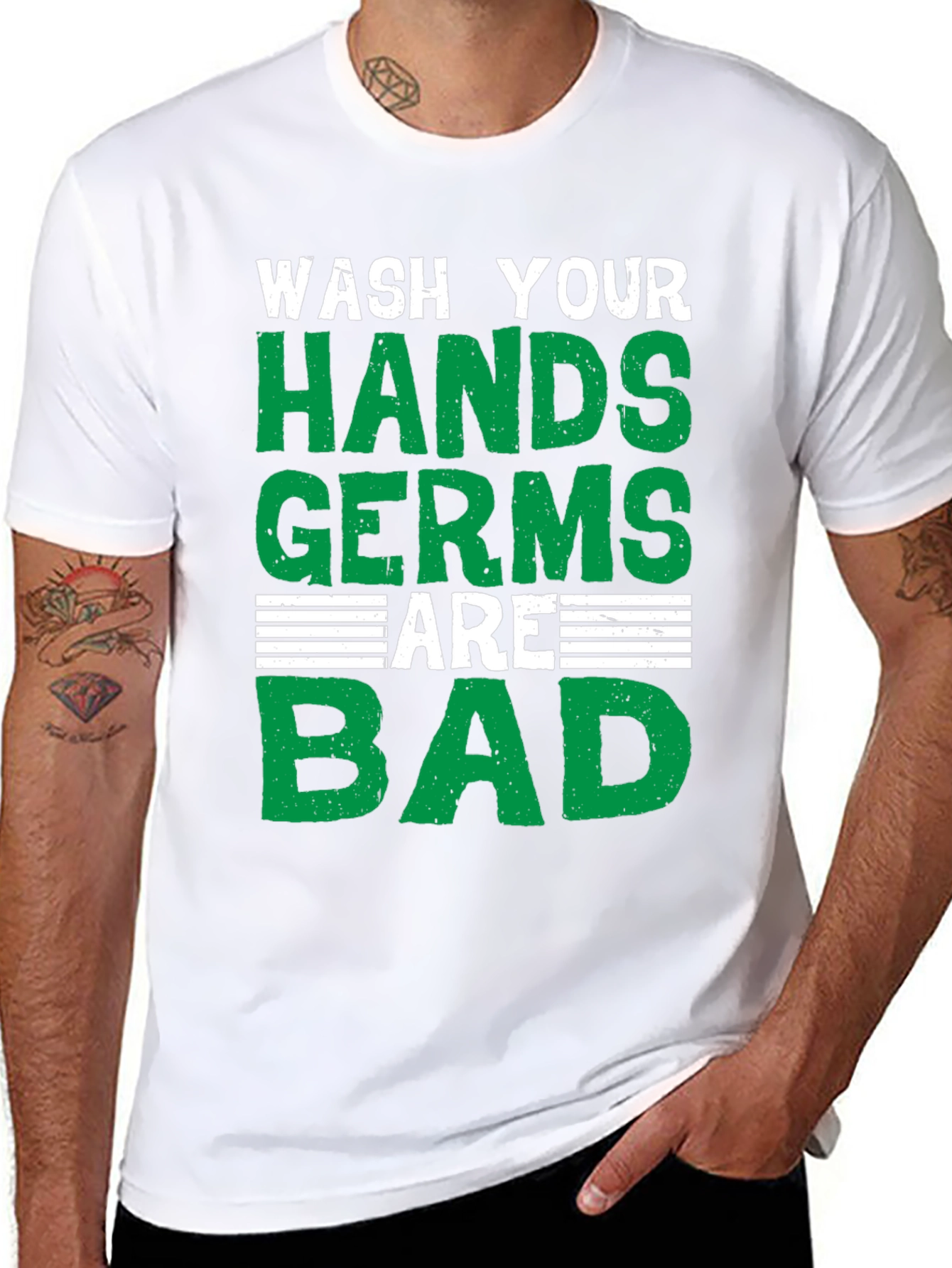 Wash Your Hands T-Shirt: Germs Are Bad