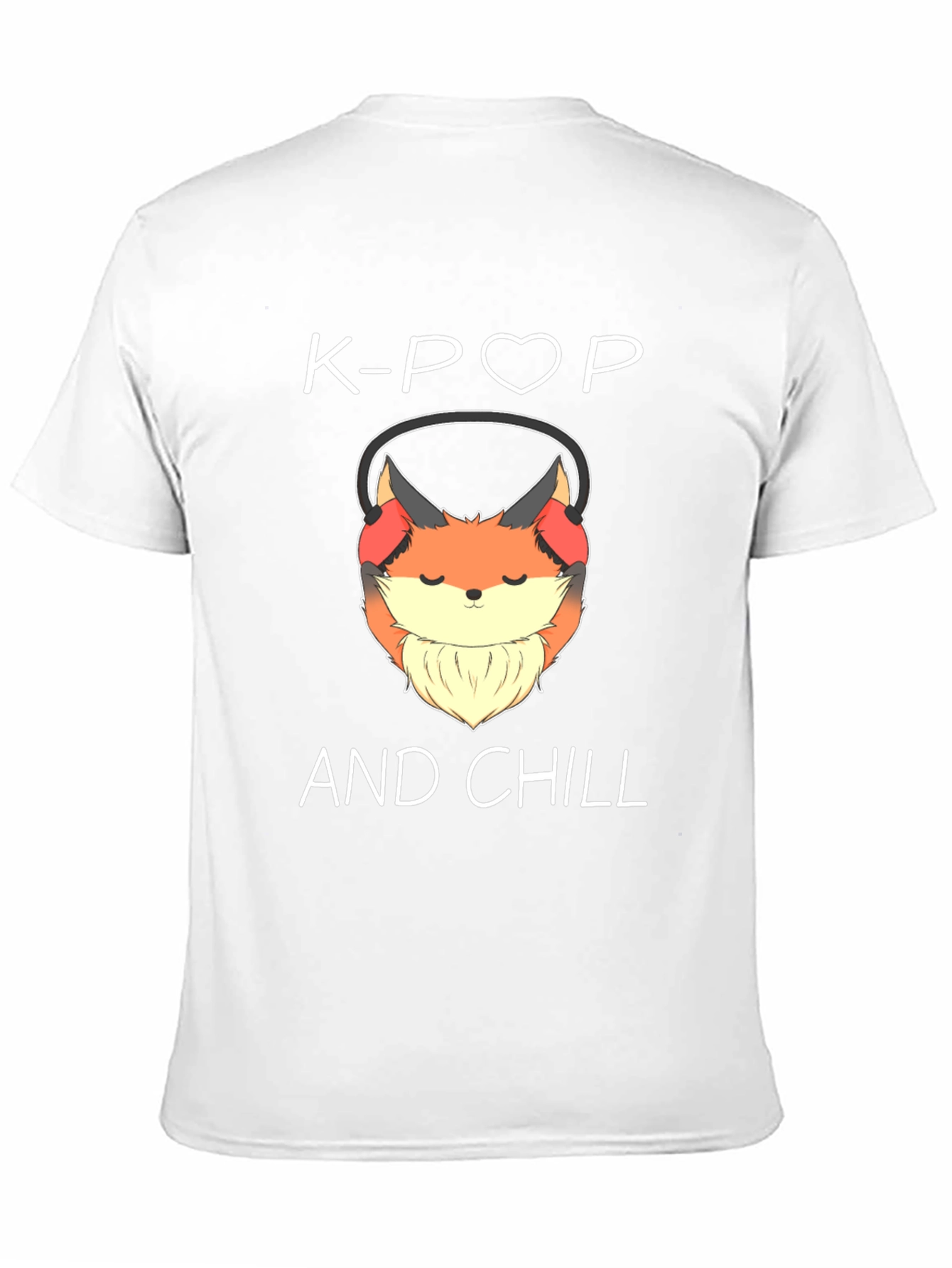 K-Pop & Chill Fox Graphic Tee