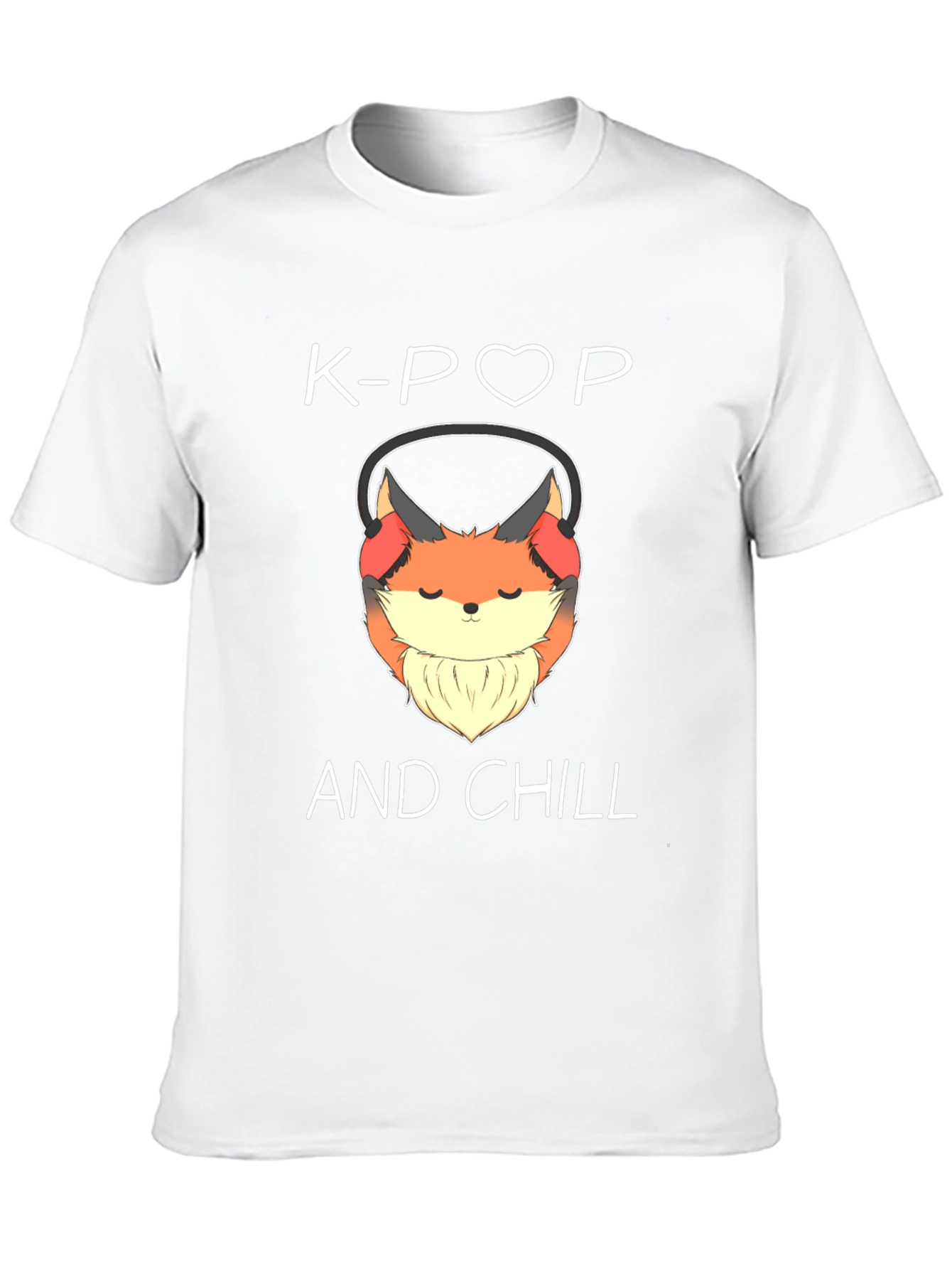 K-Pop & Chill Fox Graphic Tee