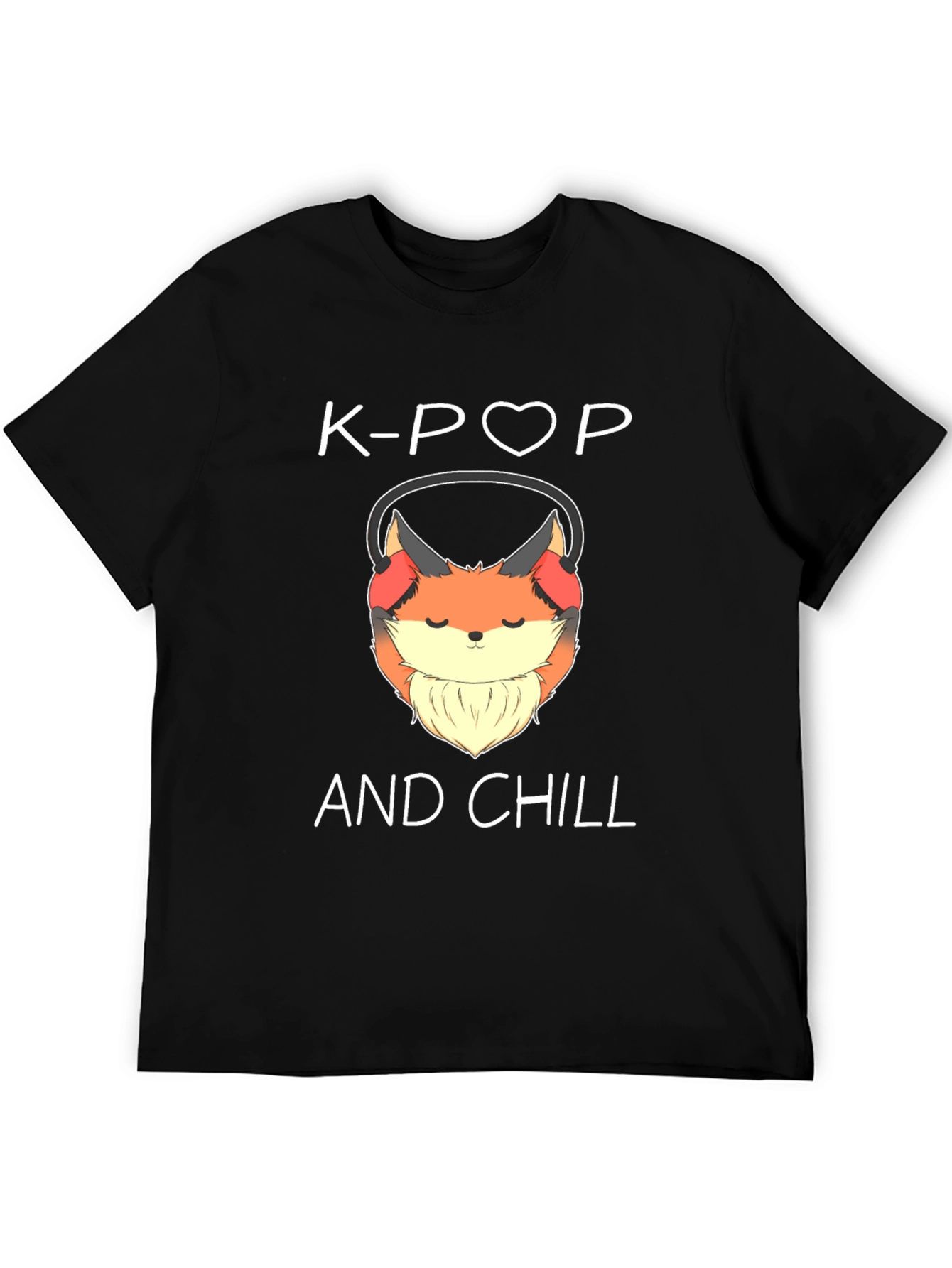 K-Pop & Chill Fox Graphic Tee