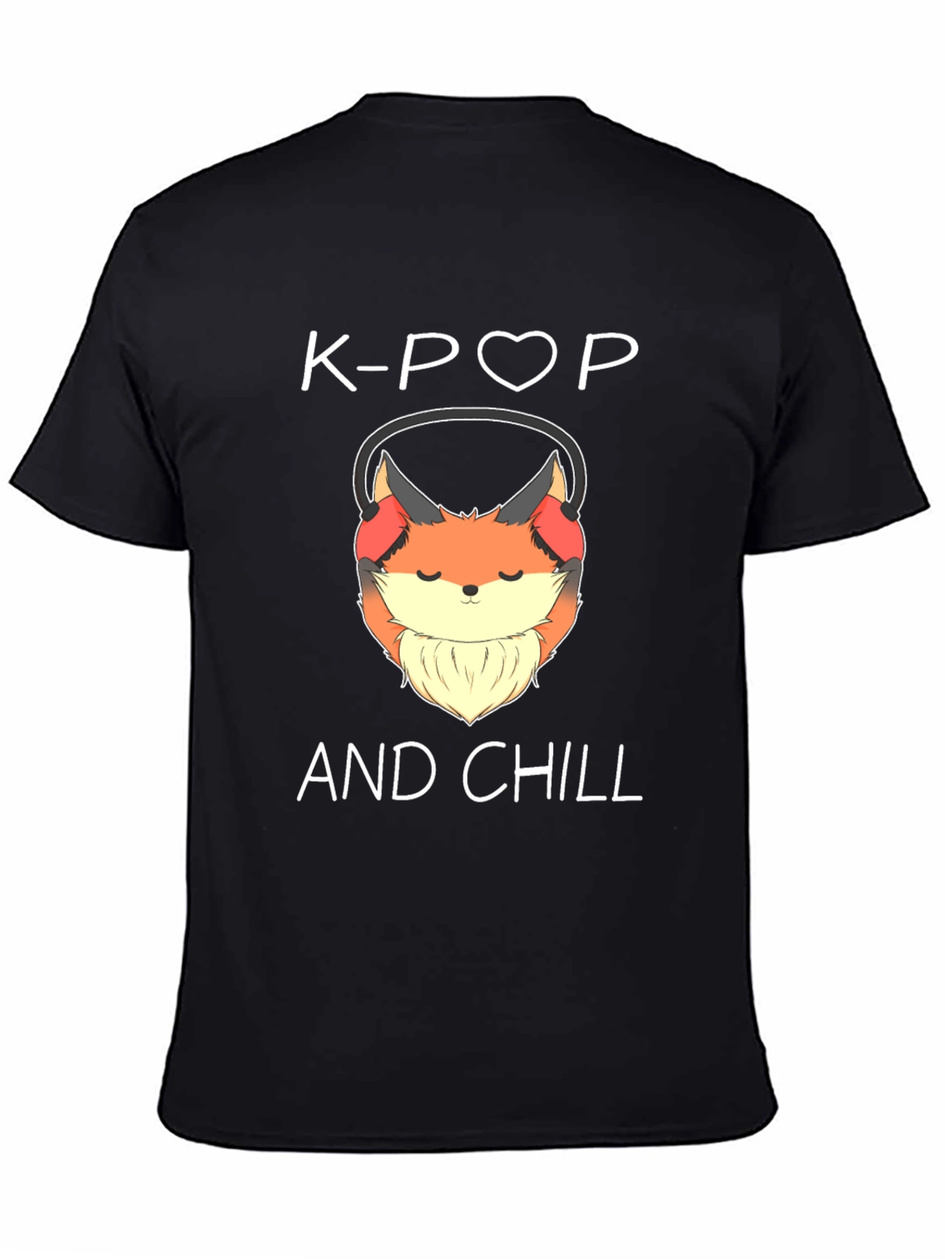 K-Pop & Chill Fox Graphic Tee