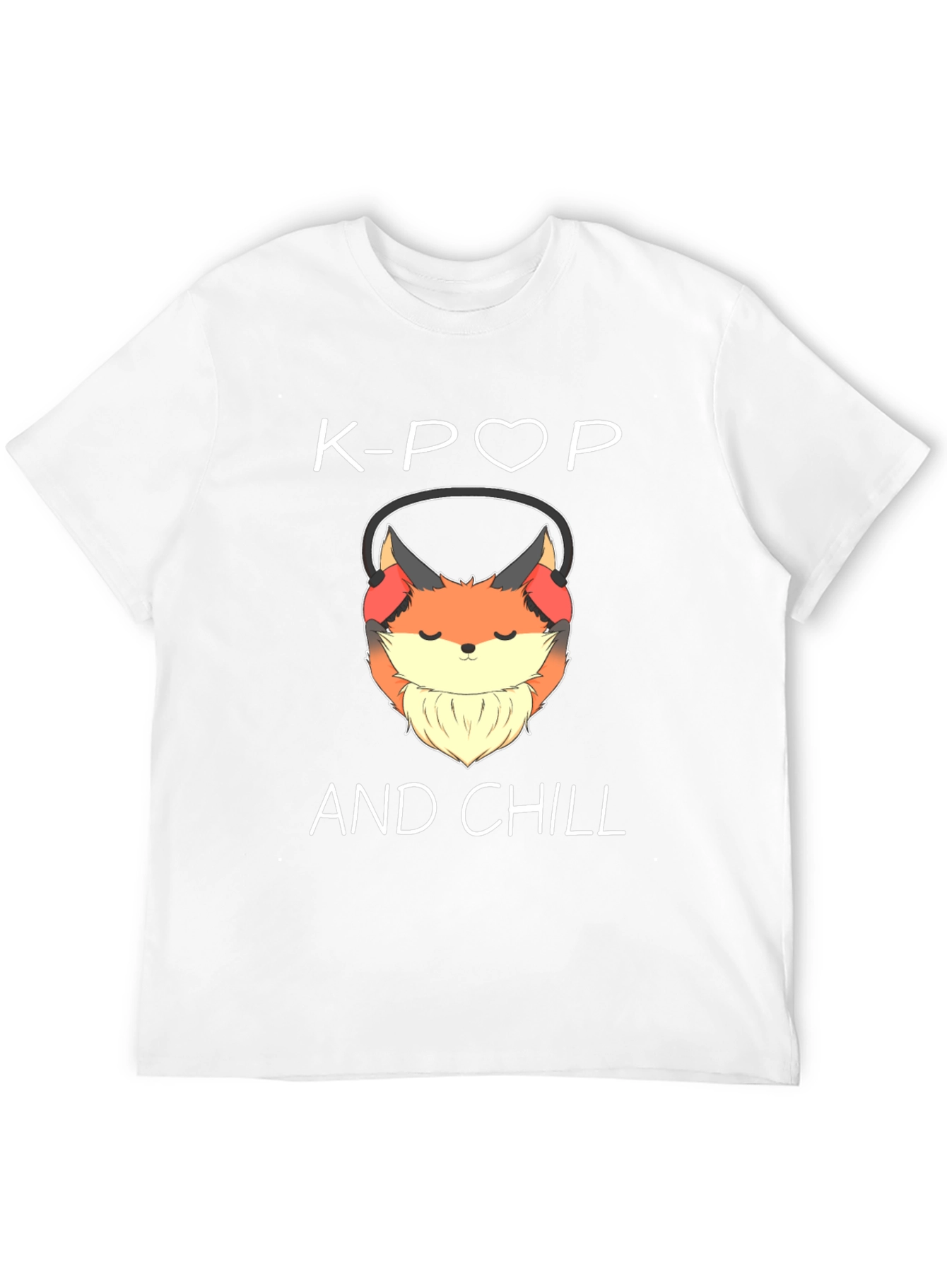 K-Pop & Chill Fox Graphic Tee