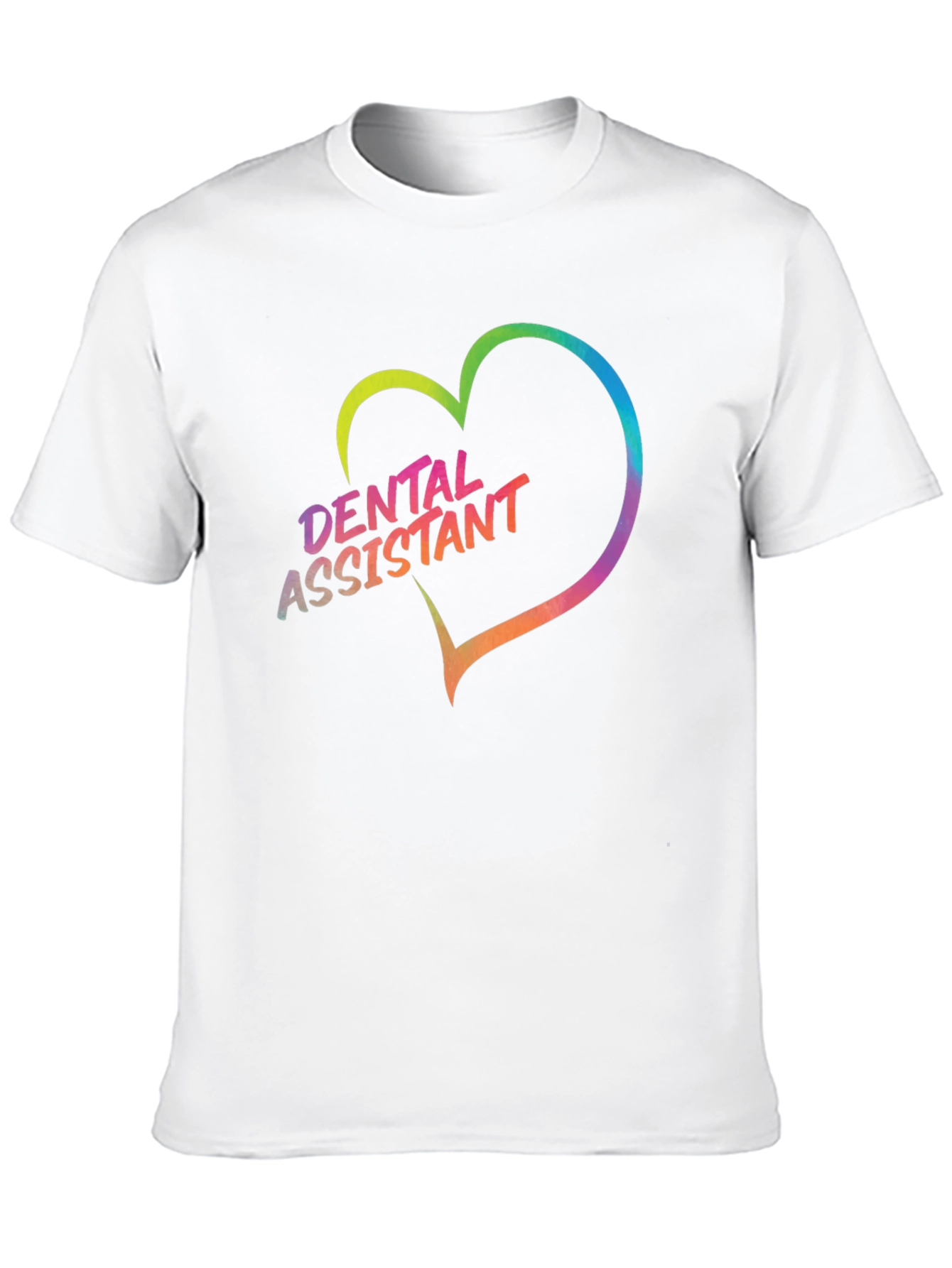 Dental Assistant Heart Graphic Tee