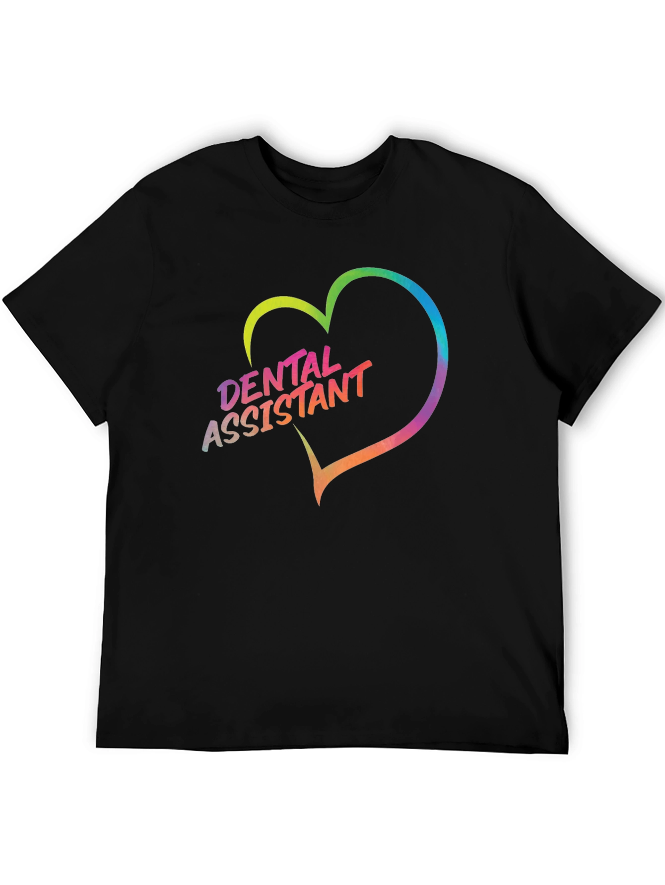 Dental Assistant Heart Graphic Tee