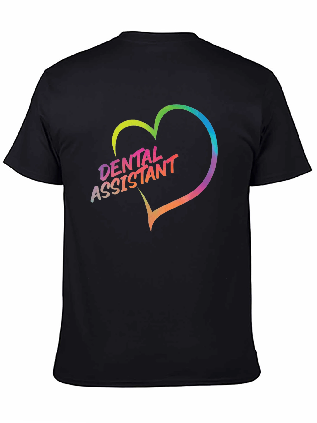 Dental Assistant Heart Graphic Tee