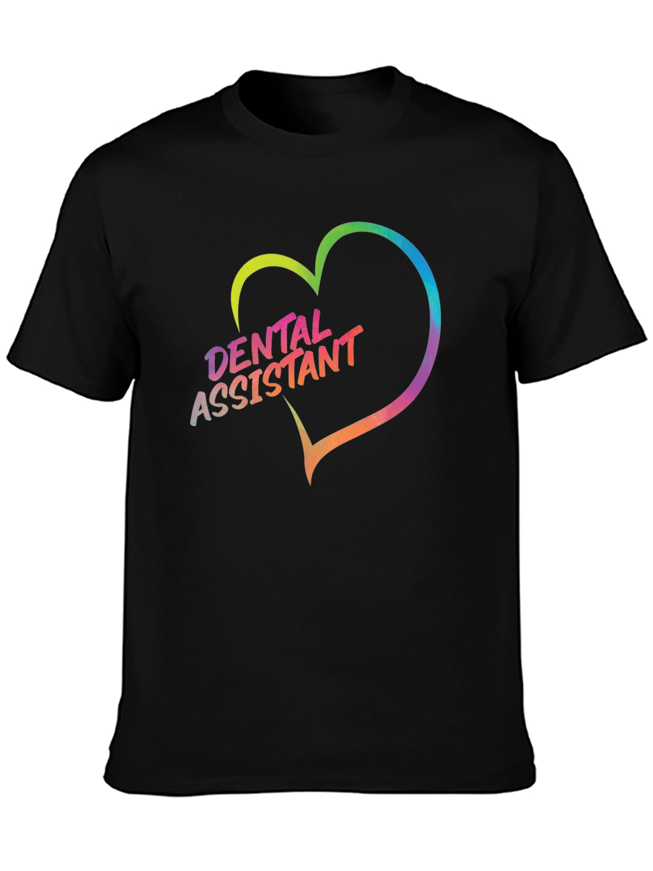 Dental Assistant Heart Graphic Tee