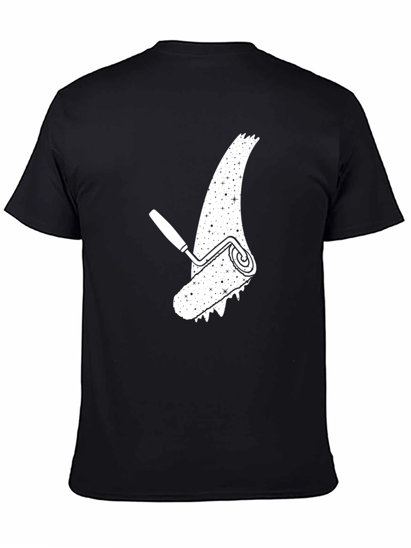 Paint Roller Sparkle Graphic Tee - Stylish Cotton Shirt
