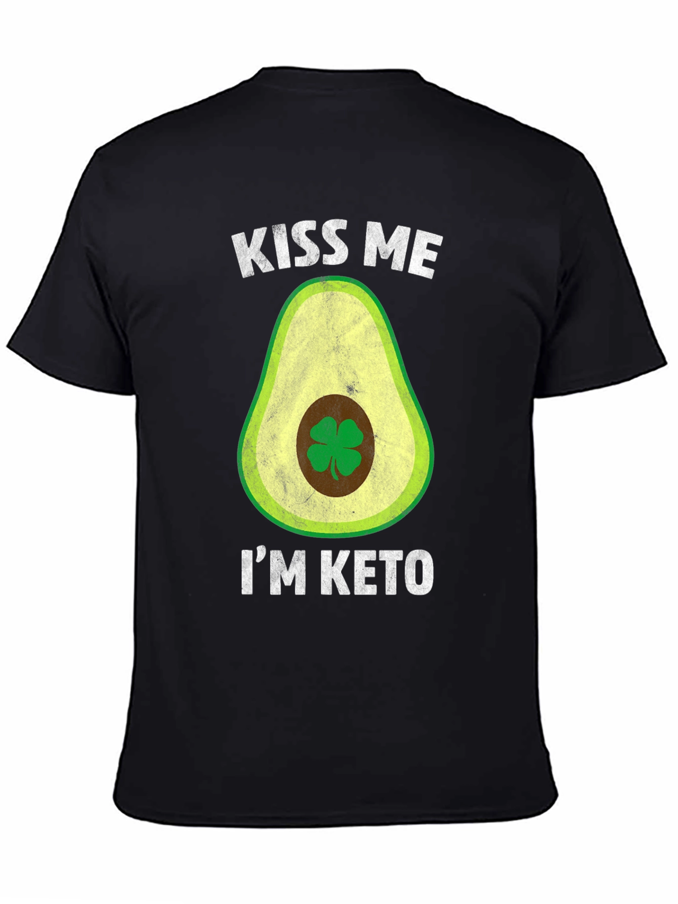 Kiss Me Im Keto Avocado Graphic Tee