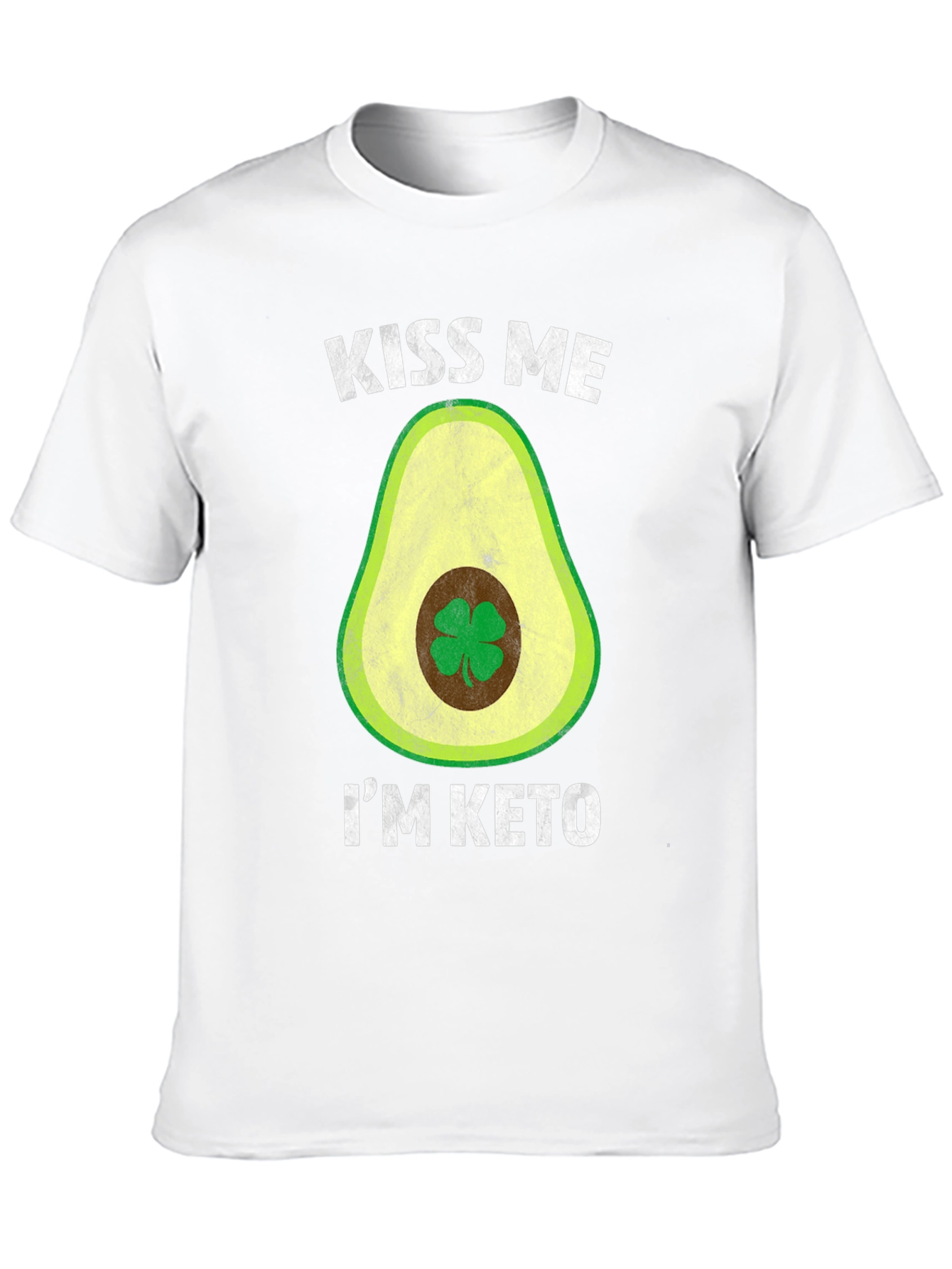 Kiss Me Im Keto Avocado Graphic Tee