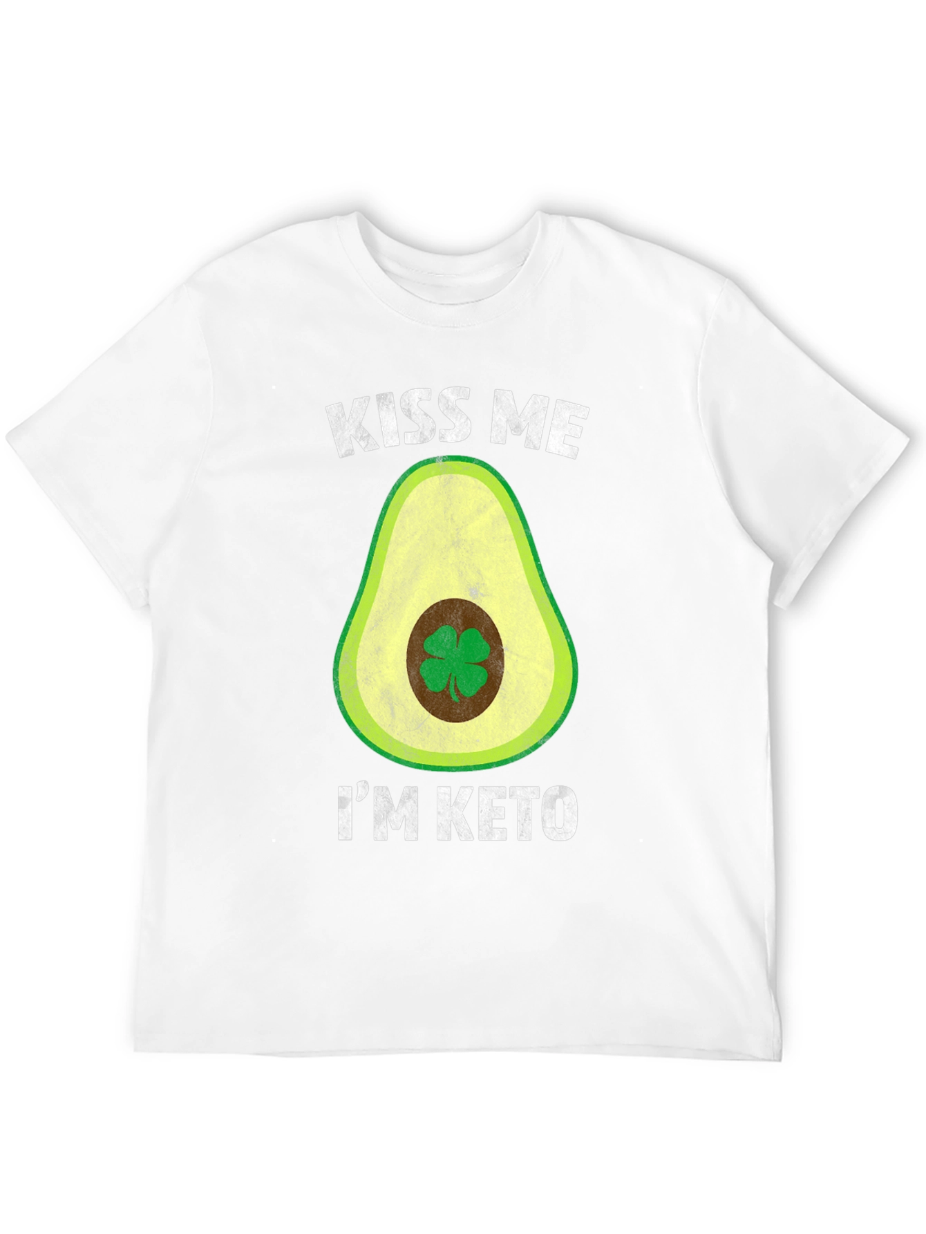 Kiss Me Im Keto Avocado Graphic Tee