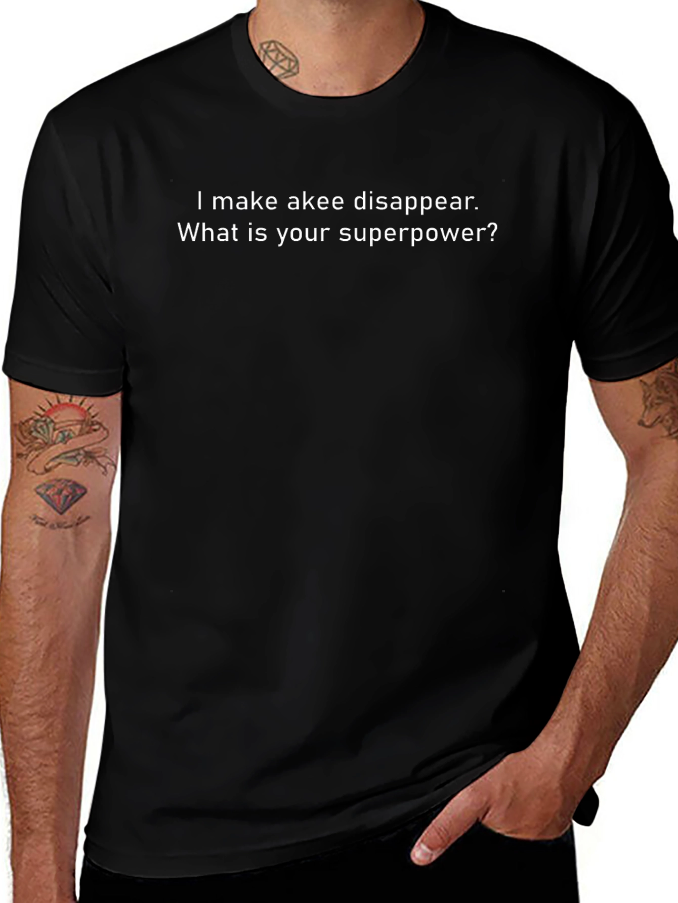 Akee Disappear Tee - Funny Foodie Shirt