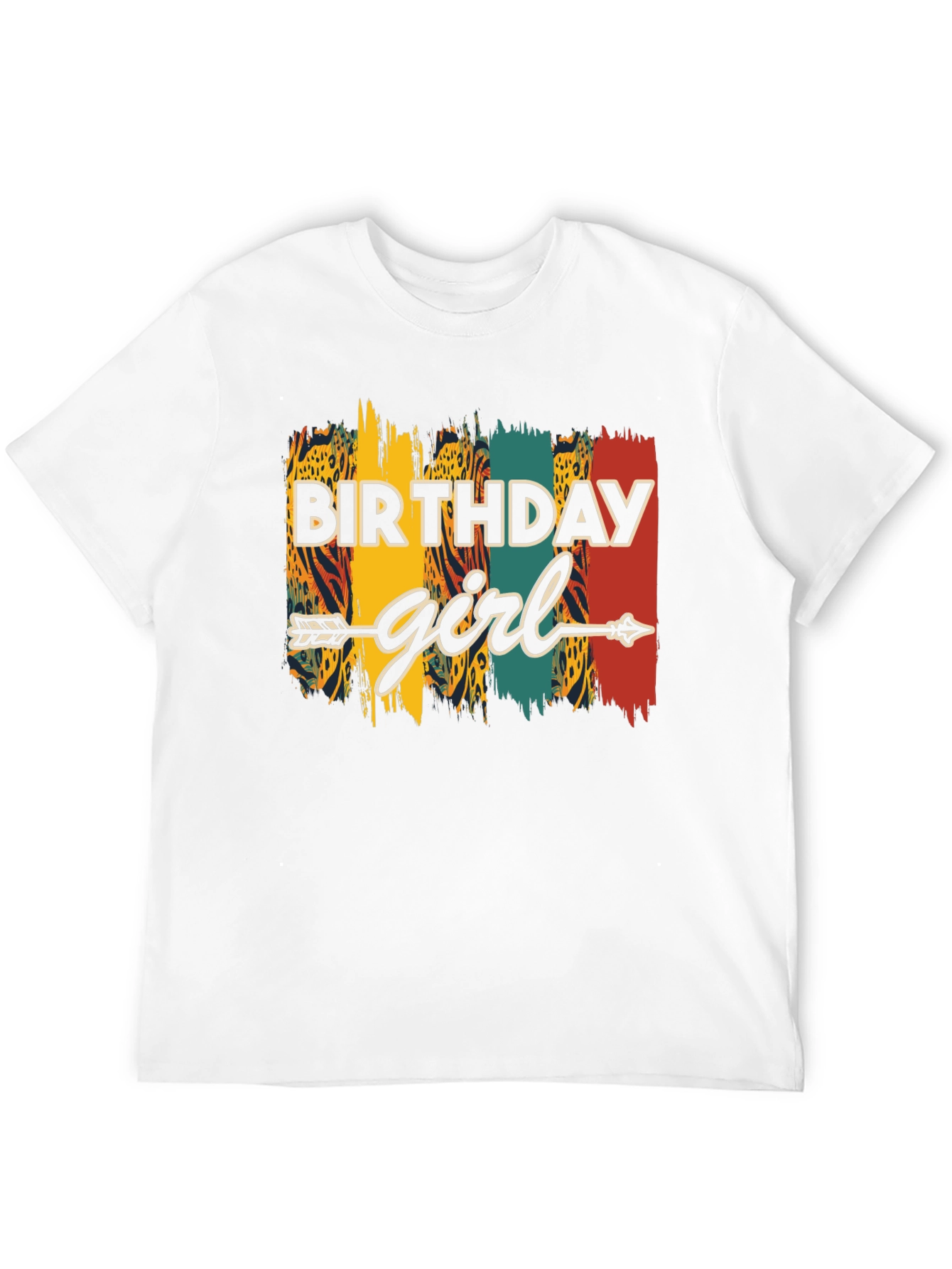 Birthday Girl Arrow Graphic Tee - Unisex Black T-Shirt