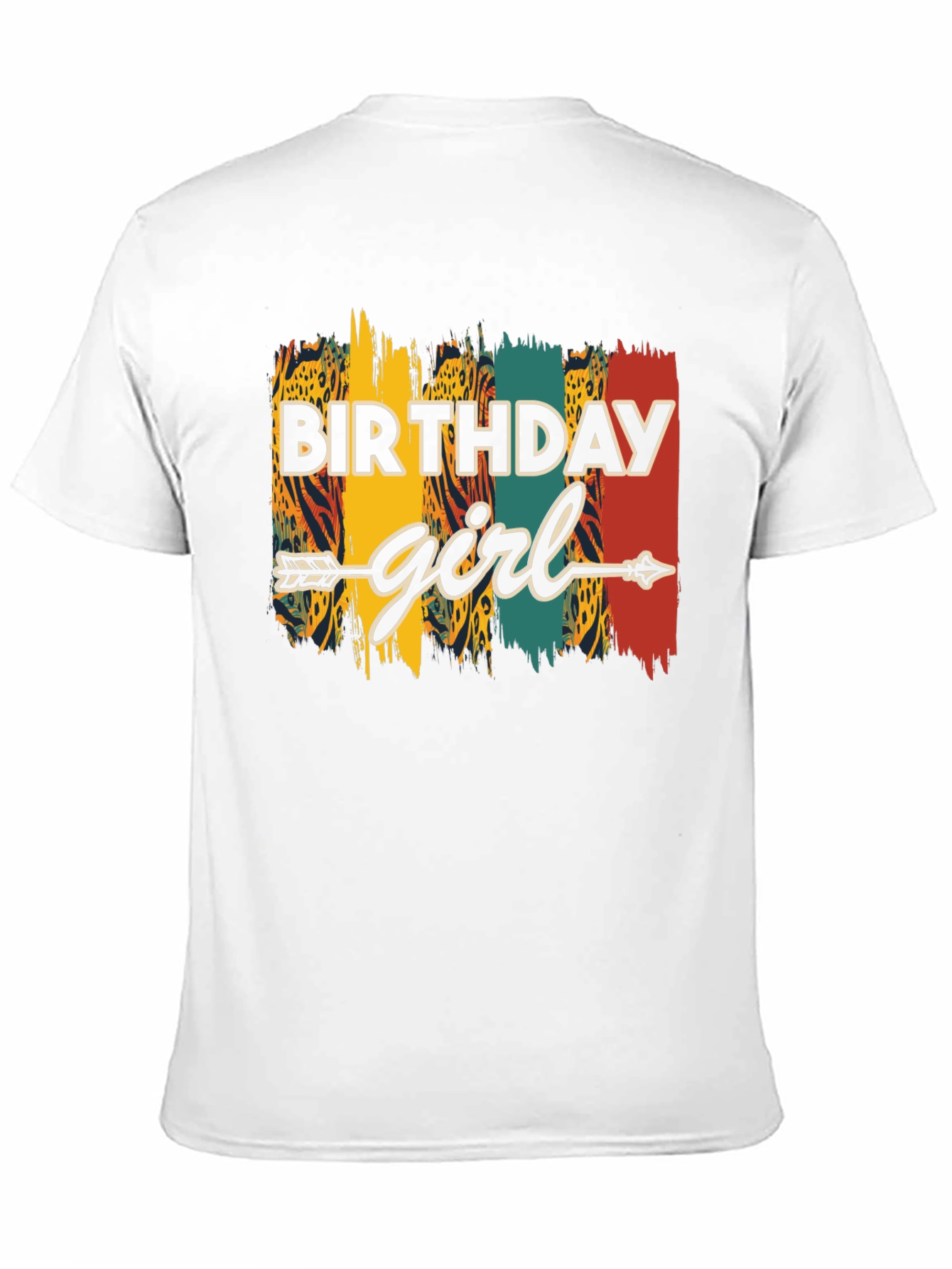 Birthday Girl Arrow Graphic Tee - Unisex Black T-Shirt