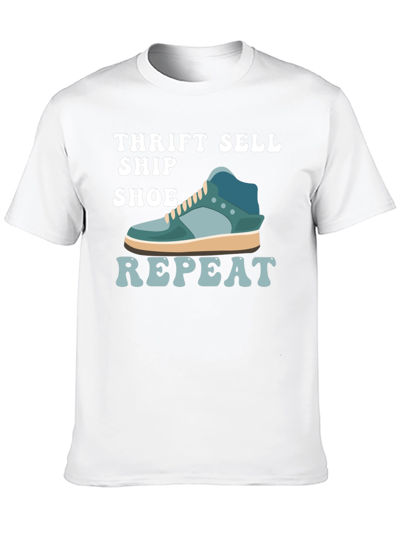 Thrift Sell Ship Shoe Repeat T-Shirt