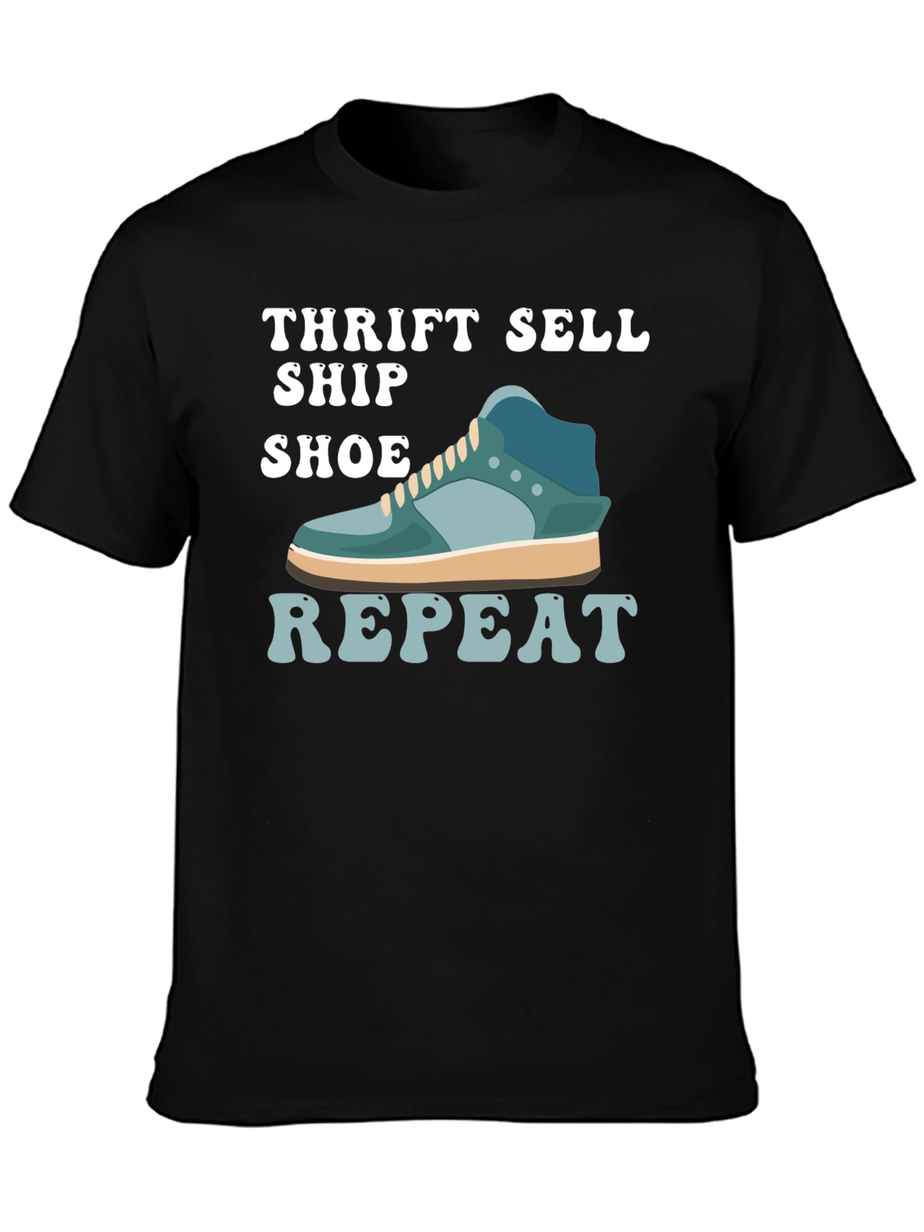 Thrift Sell Ship Shoe Repeat T-Shirt