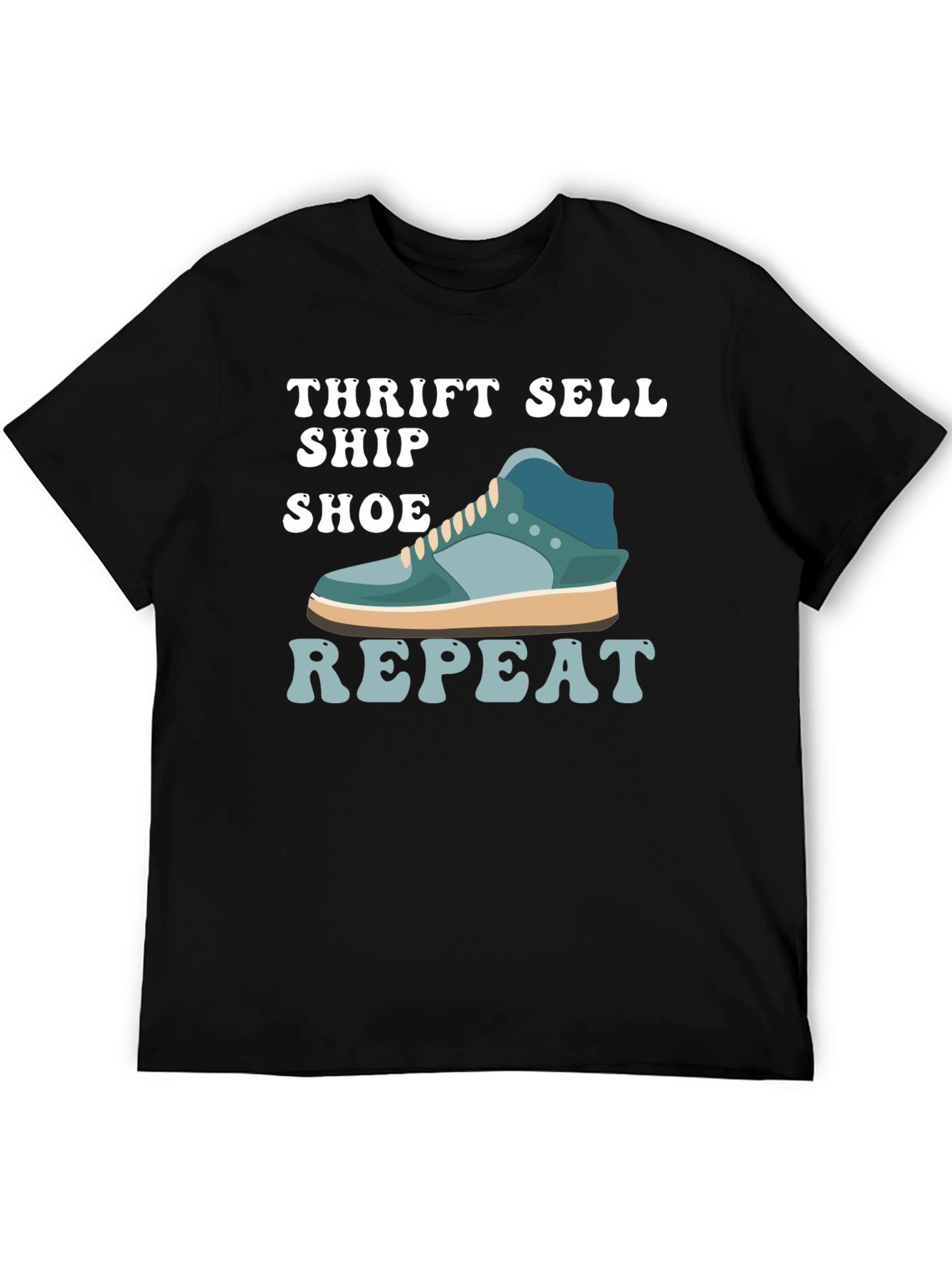 Thrift Sell Ship Shoe Repeat T-Shirt