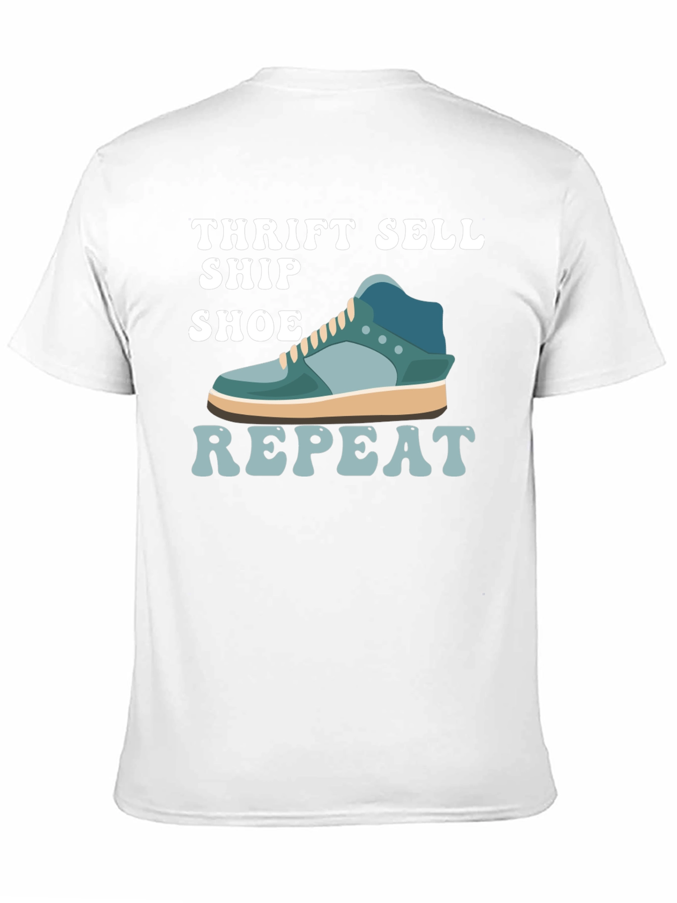 Thrift Sell Ship Shoe Repeat T-Shirt