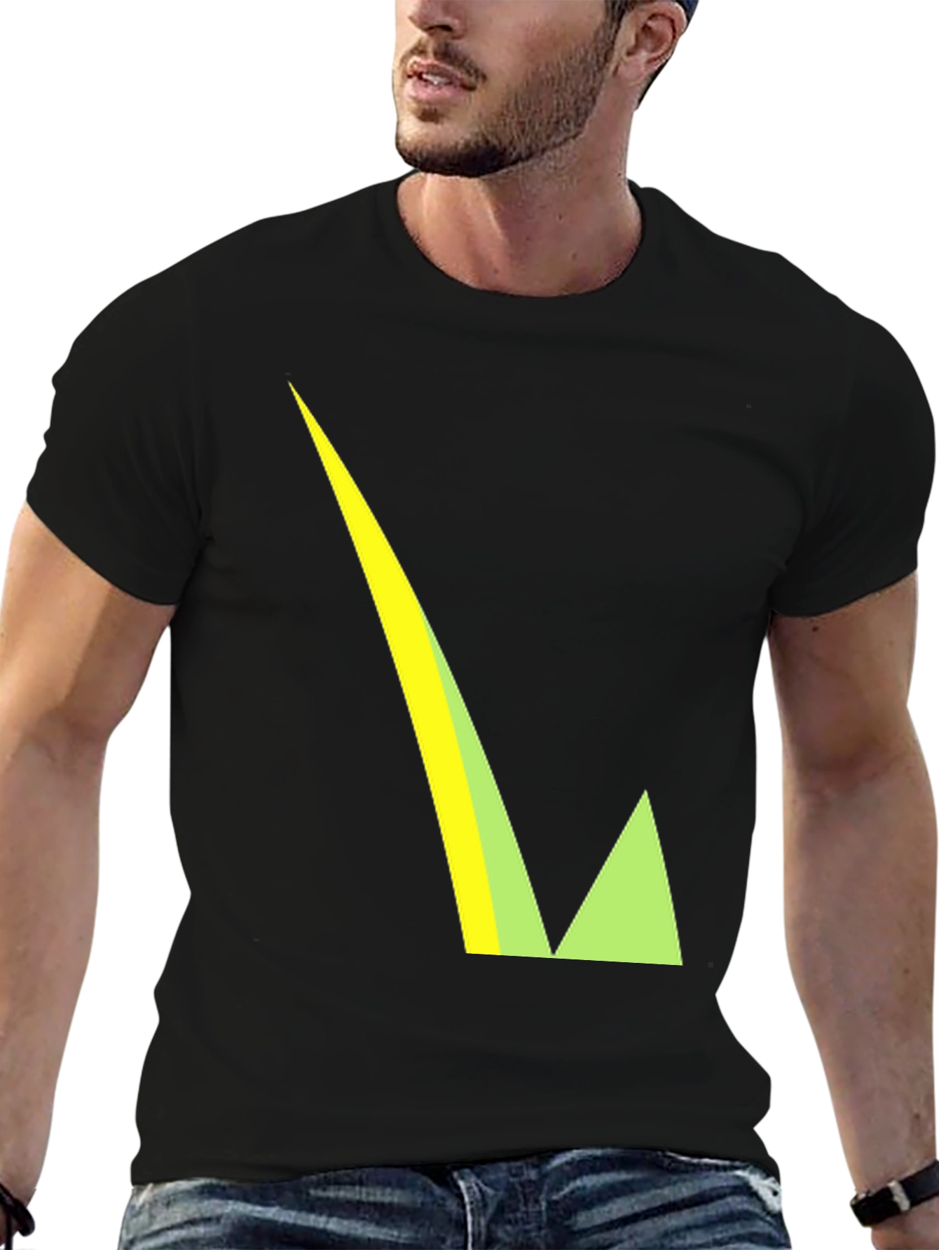 Geometric Arrow Tee - Modern Graphic T-Shirt