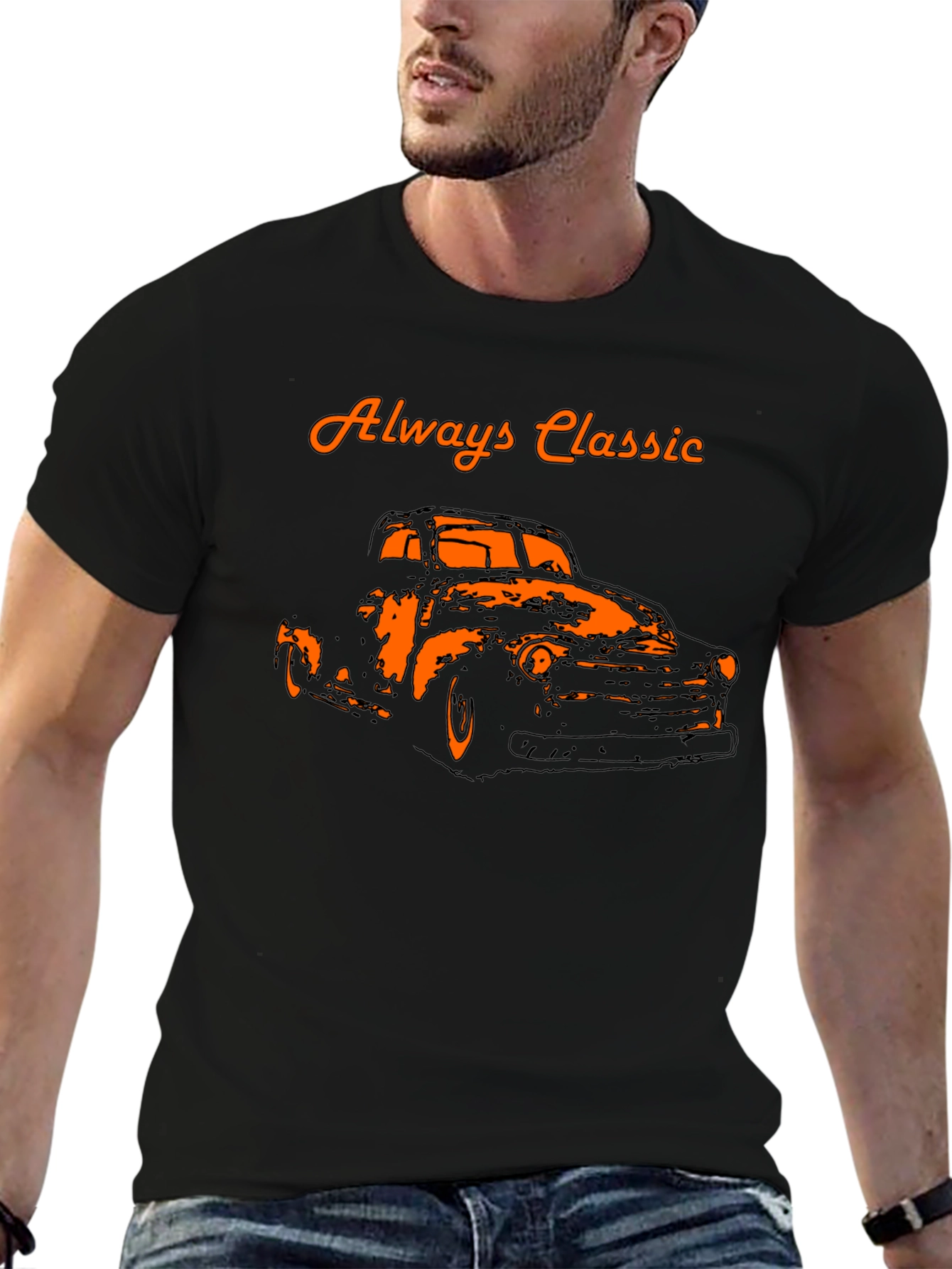 Always Classic Car Graphic T-Shirt