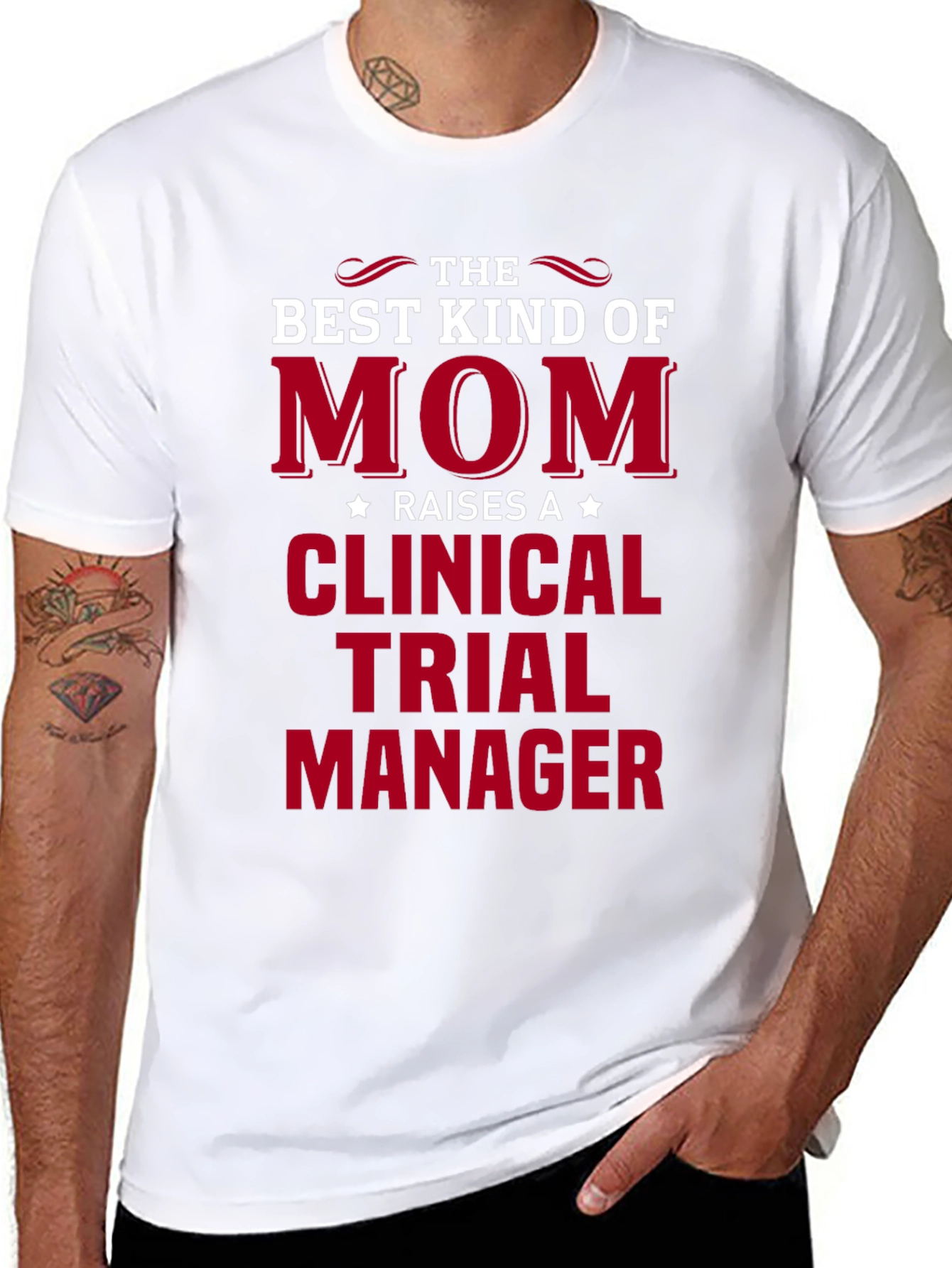 Best Kind of Mom Raises Clinical Trial Manager T-Shirt