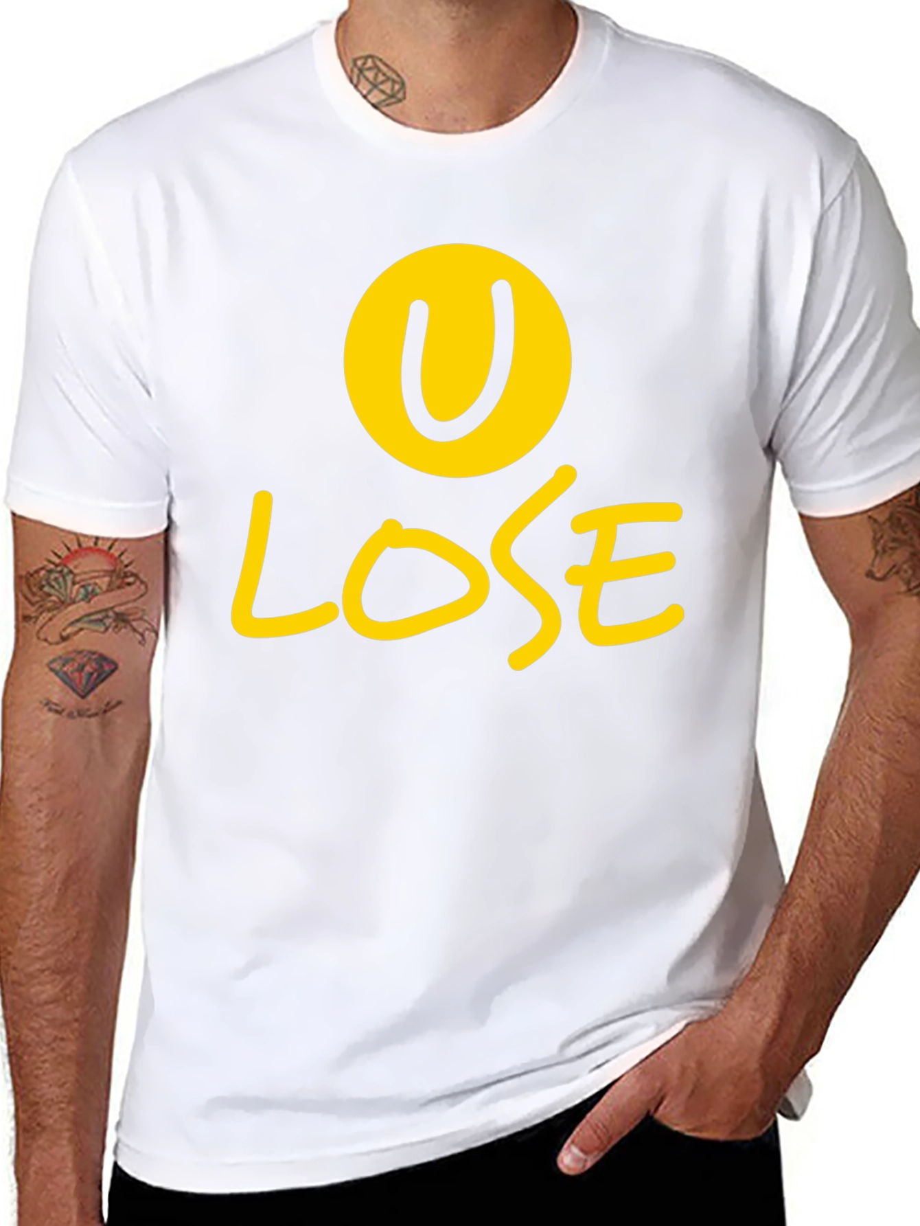 U Lose Funny Graphic T-Shirt
