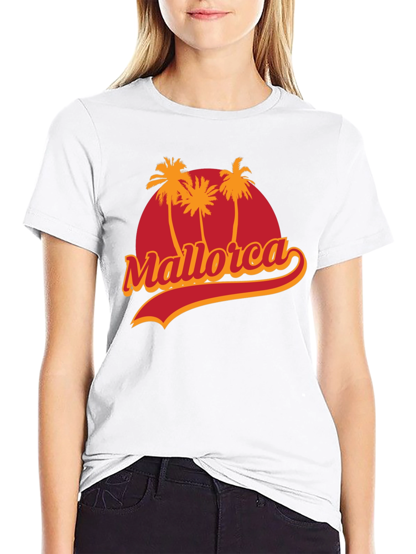 Mallorca Palm Tree Graphic Tee