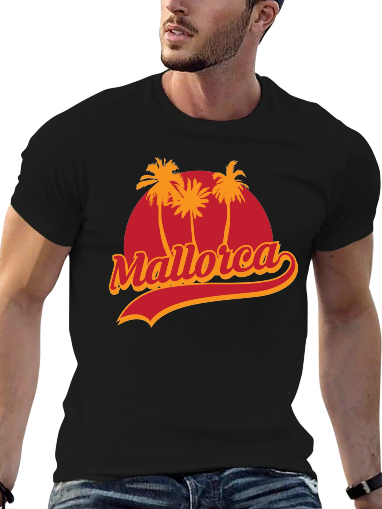 Mallorca Palm Tree Graphic Tee