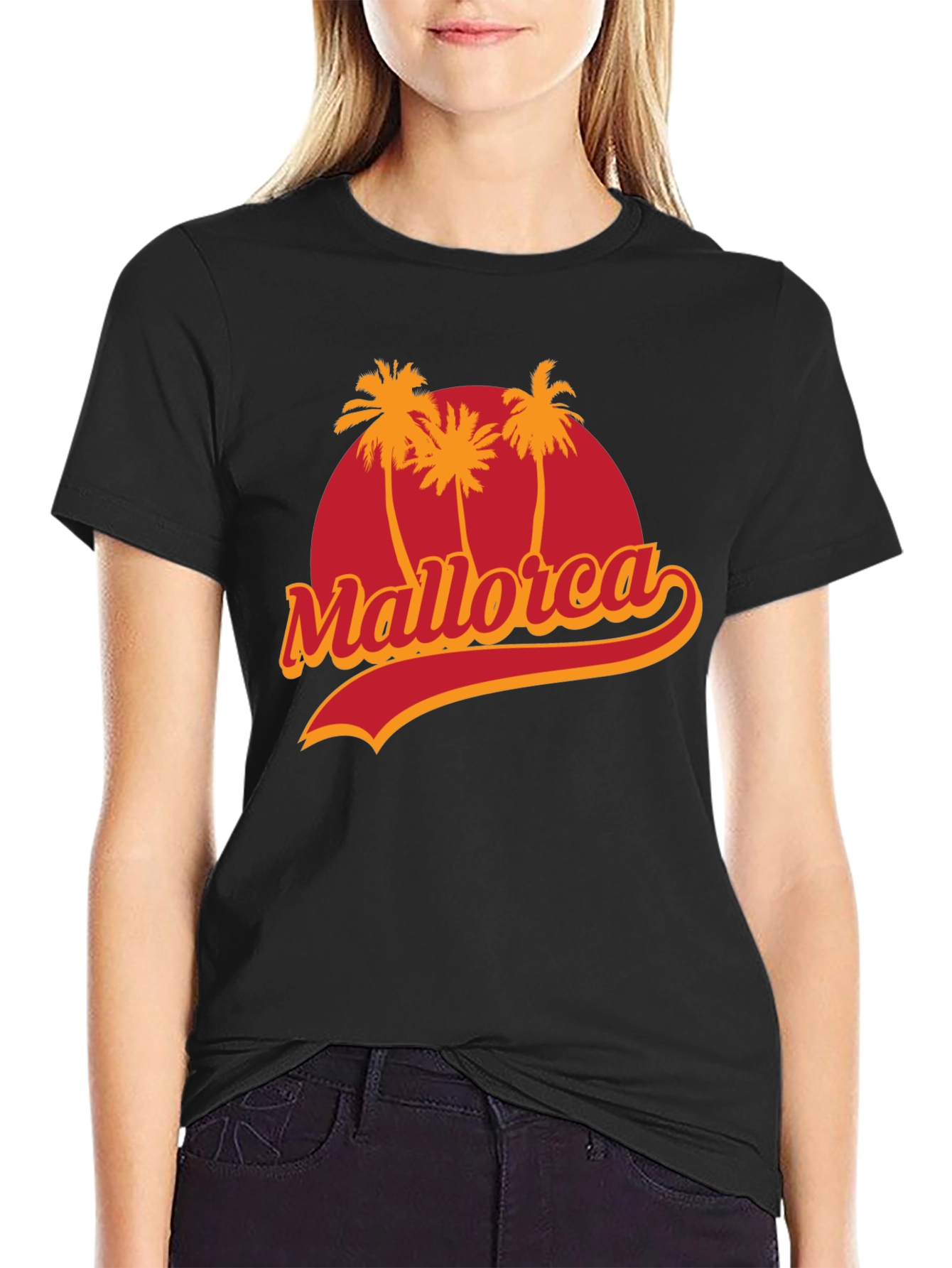Mallorca Palm Tree Graphic Tee