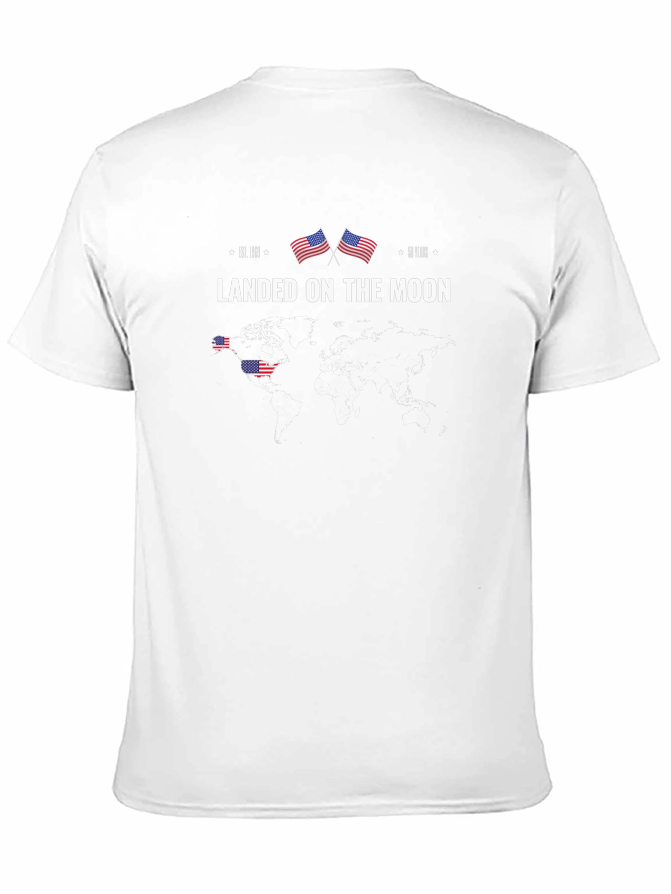 Retro Landed on the Moon Graphic Tee