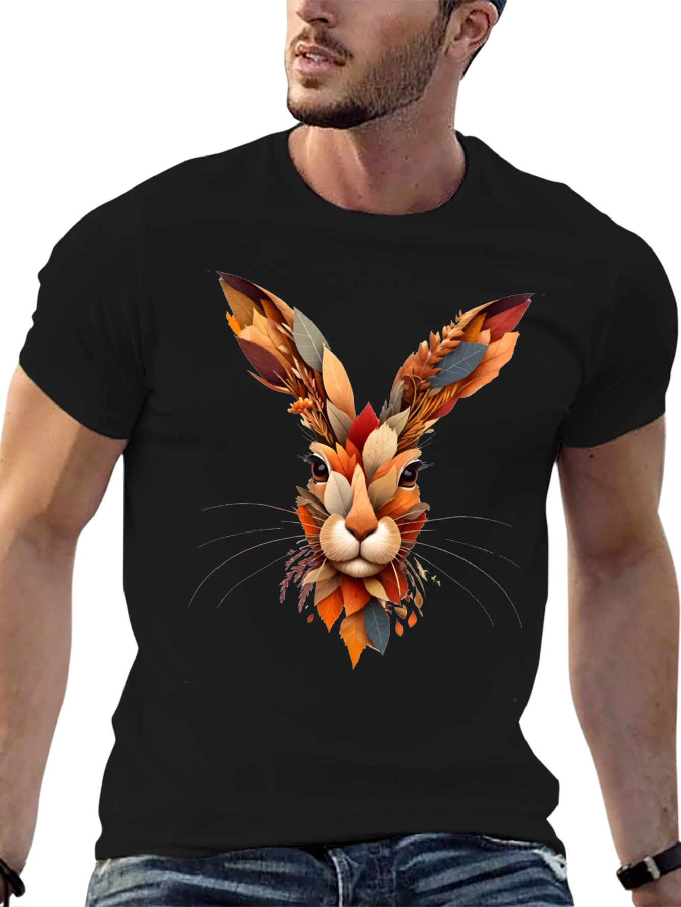 Autumnal Rabbit Graphic Tee