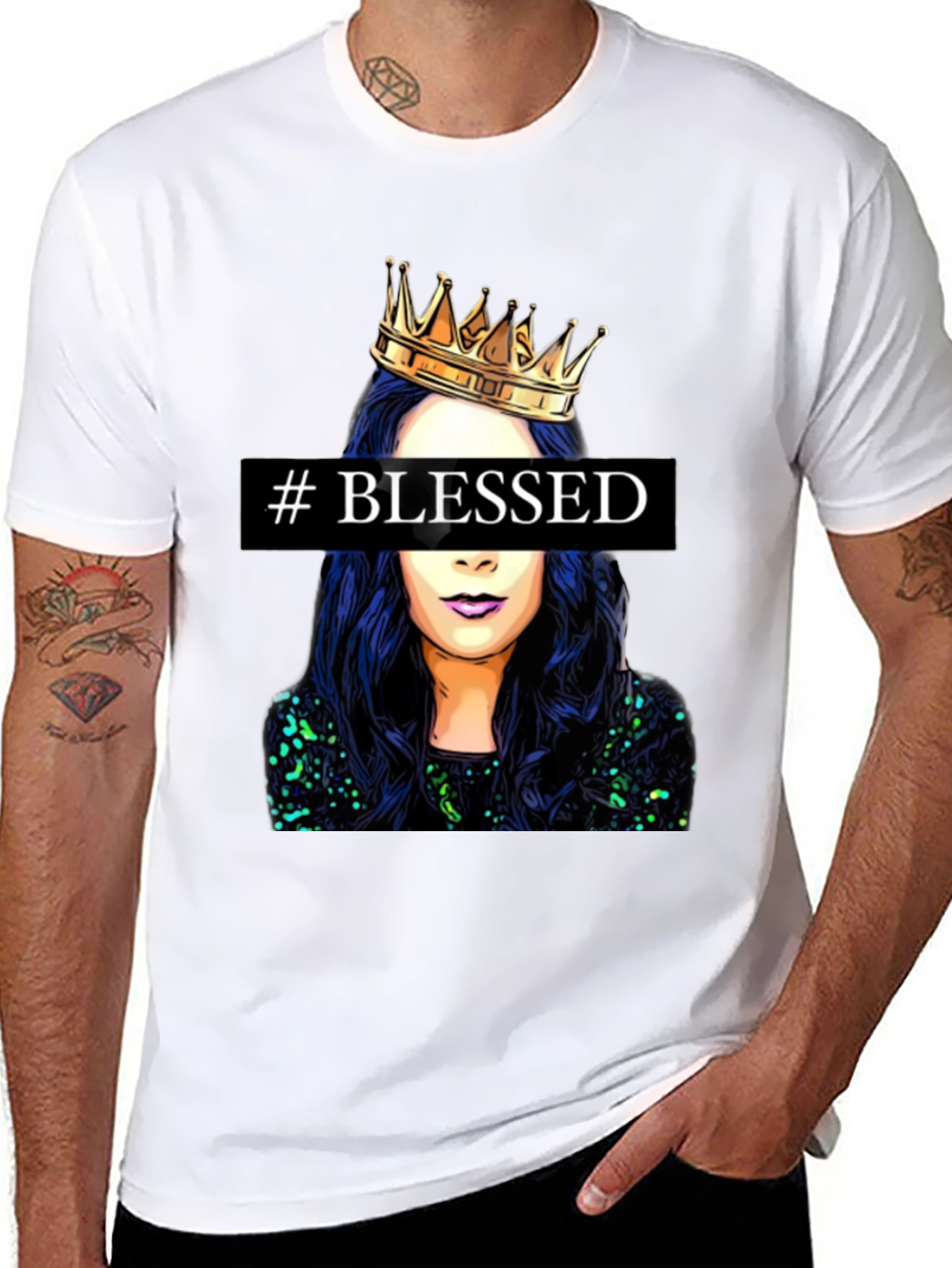 Blessed Queen Graphic T-Shirt