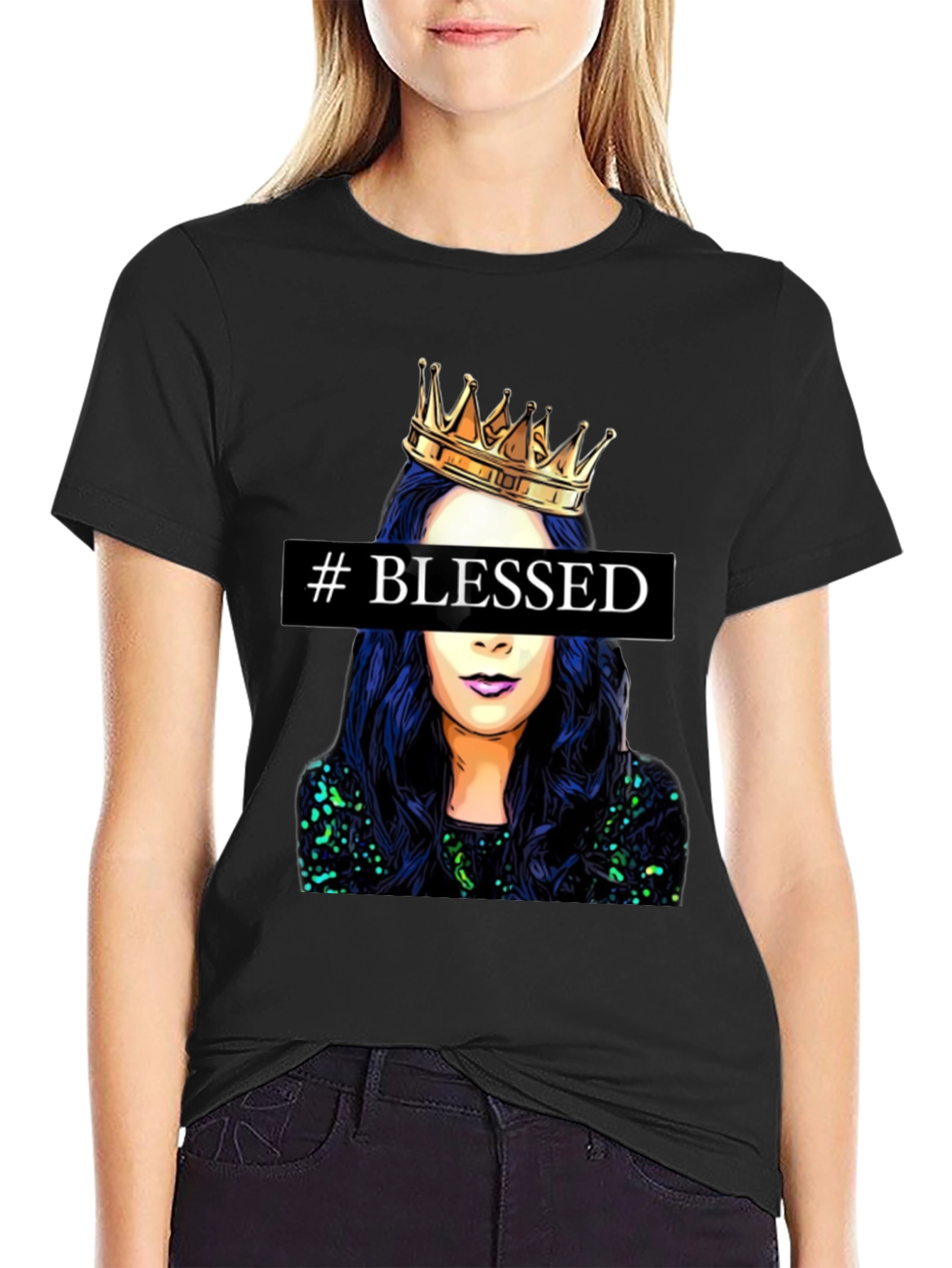 Blessed Queen Graphic T-Shirt