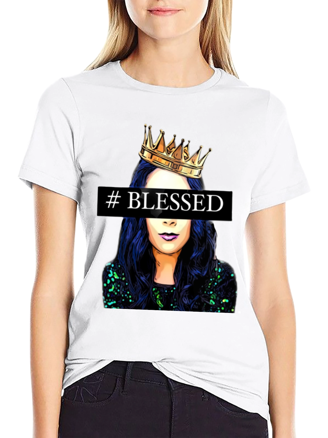 Blessed Queen Graphic T-Shirt