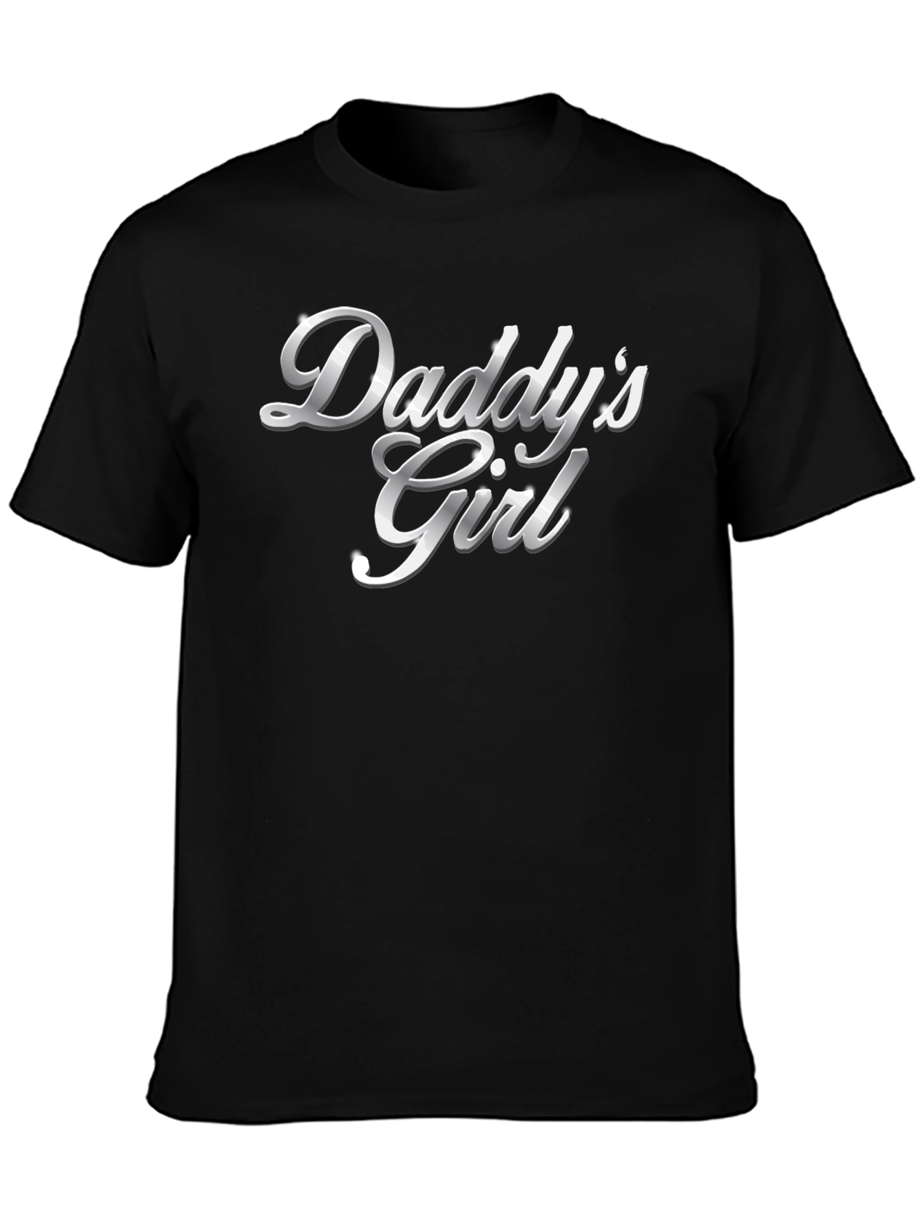 Daddys Girl Black T-Shirt