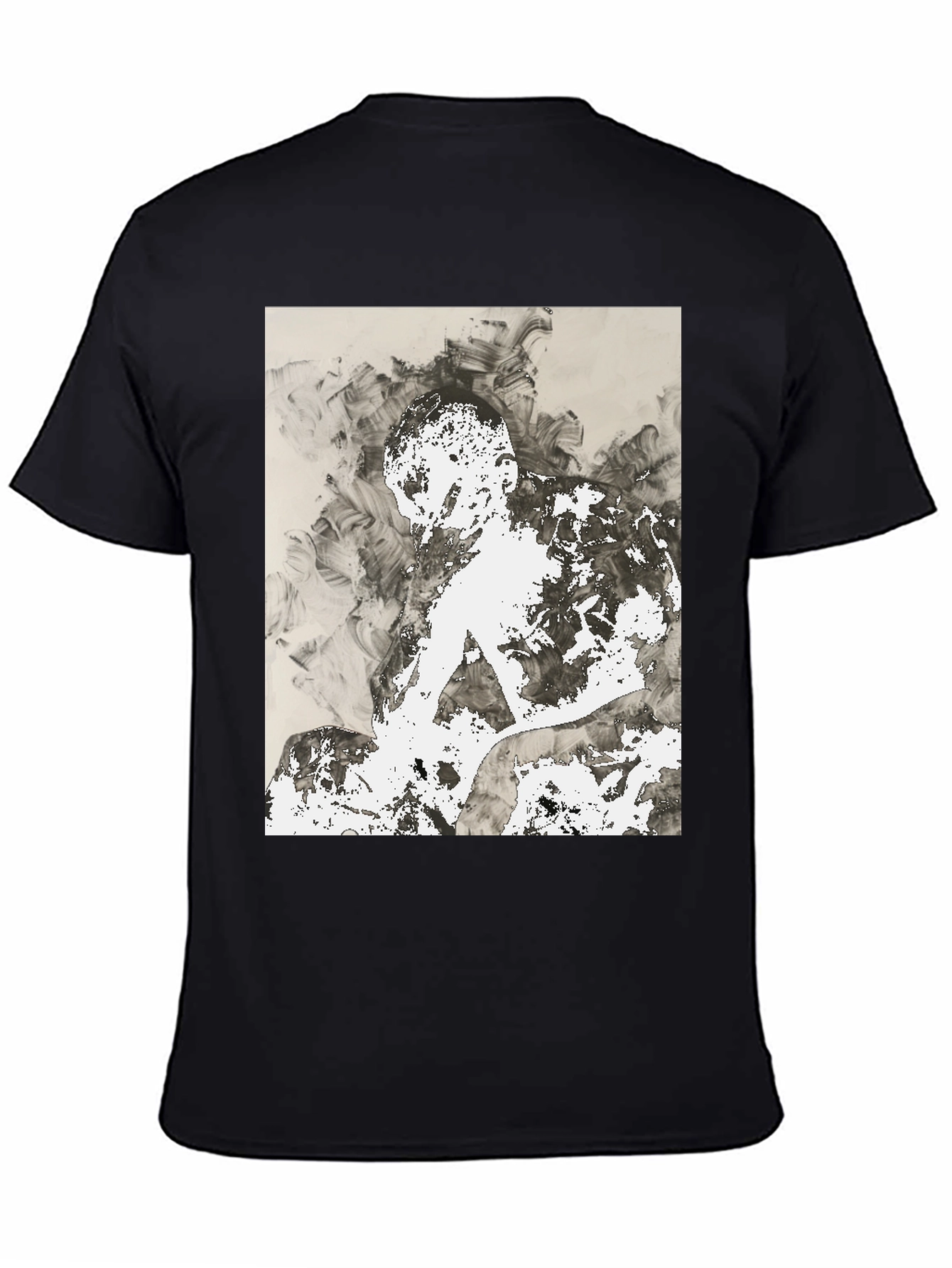 Abstract Ink Blot Graphic Tee