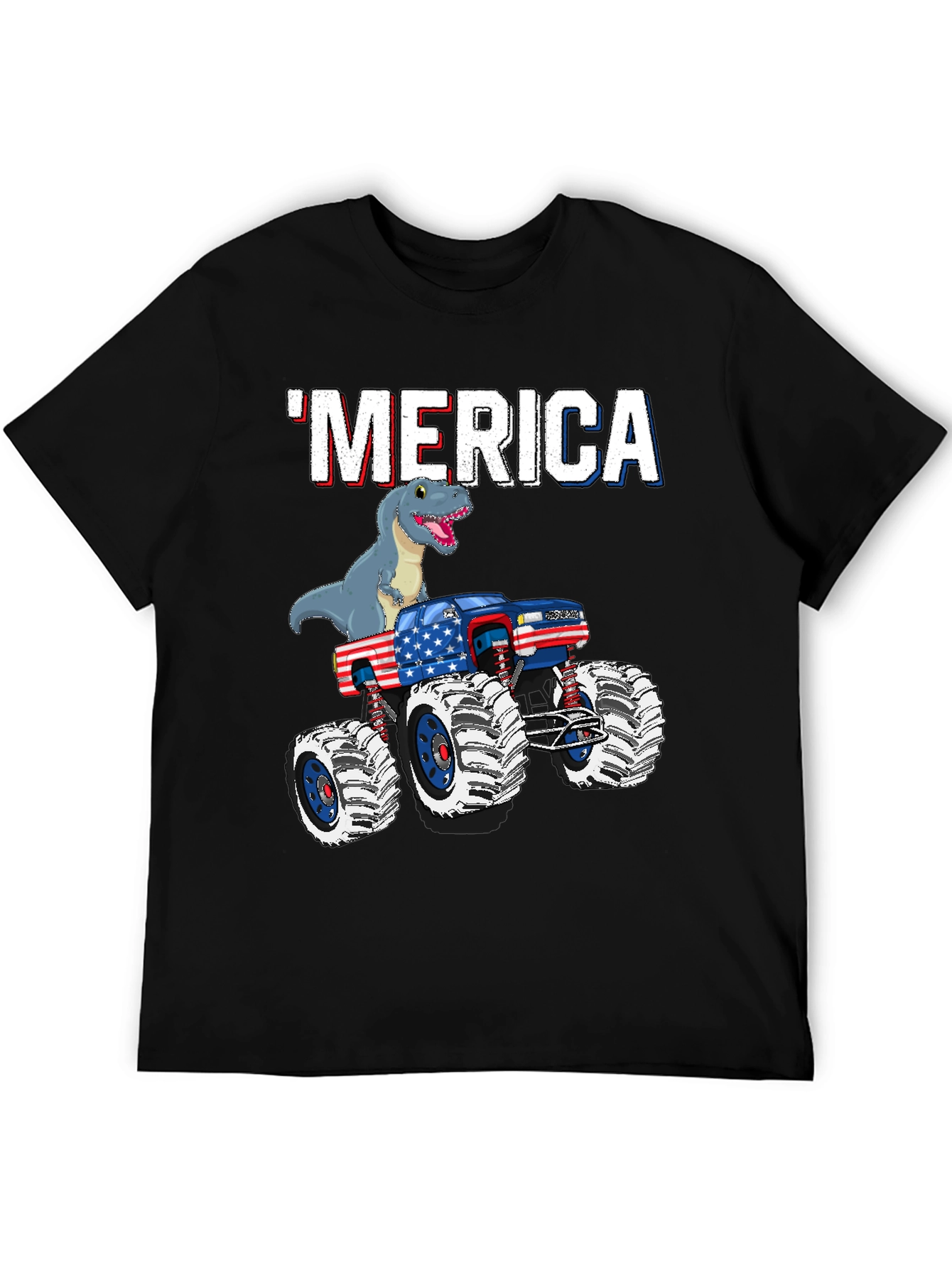 MERICA Rex Monster Truck T-Shirt