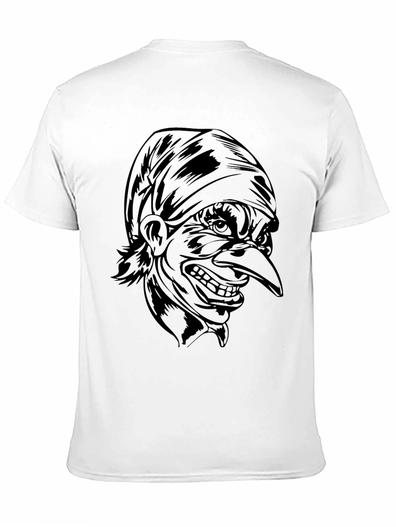 Mens Black Graphic T-Shirt - Goblin Design