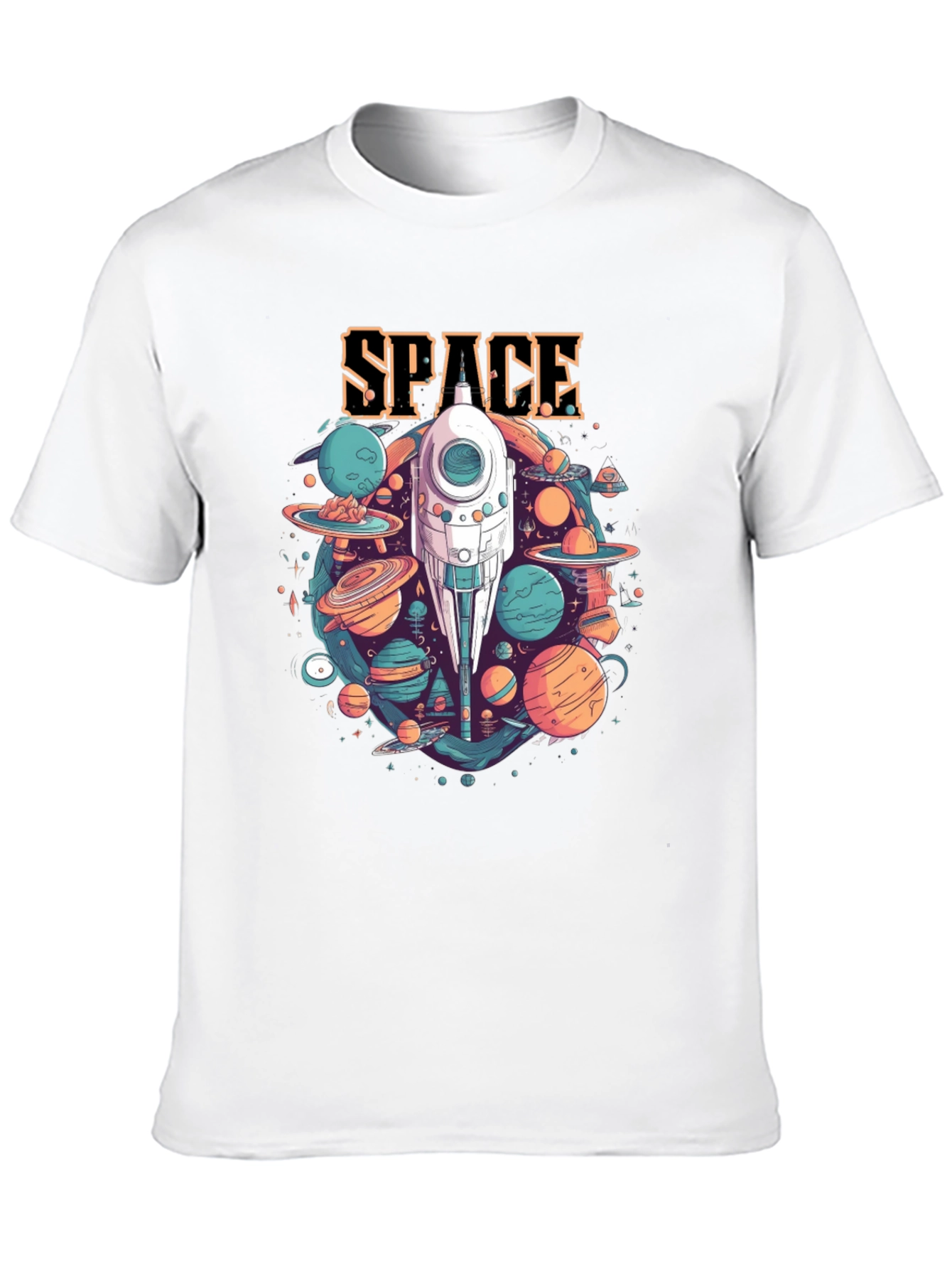 Space Adventure Graphic T-Shirt - Premium Cotton Tee