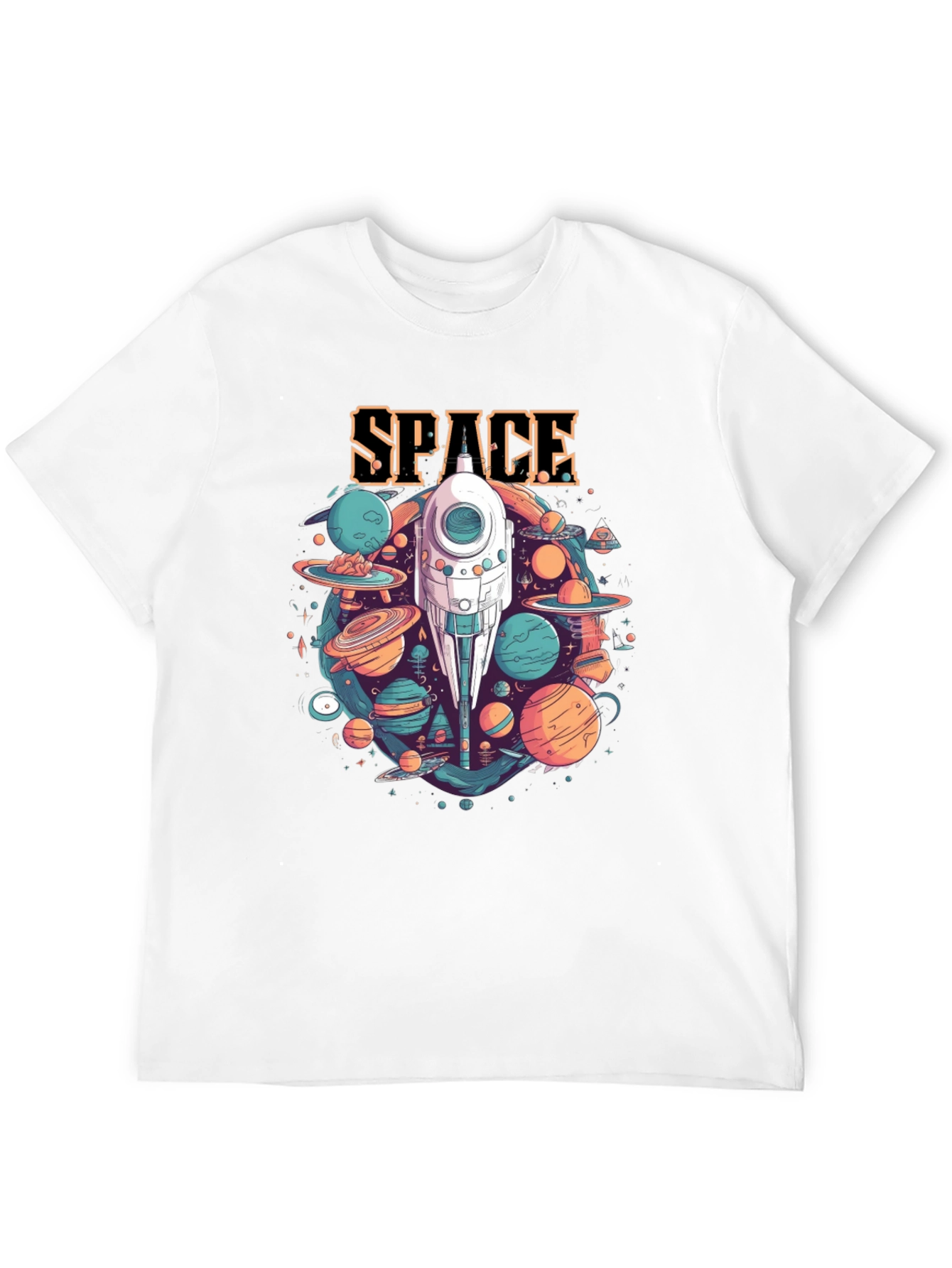 Space Adventure Graphic T-Shirt - Premium Cotton Tee