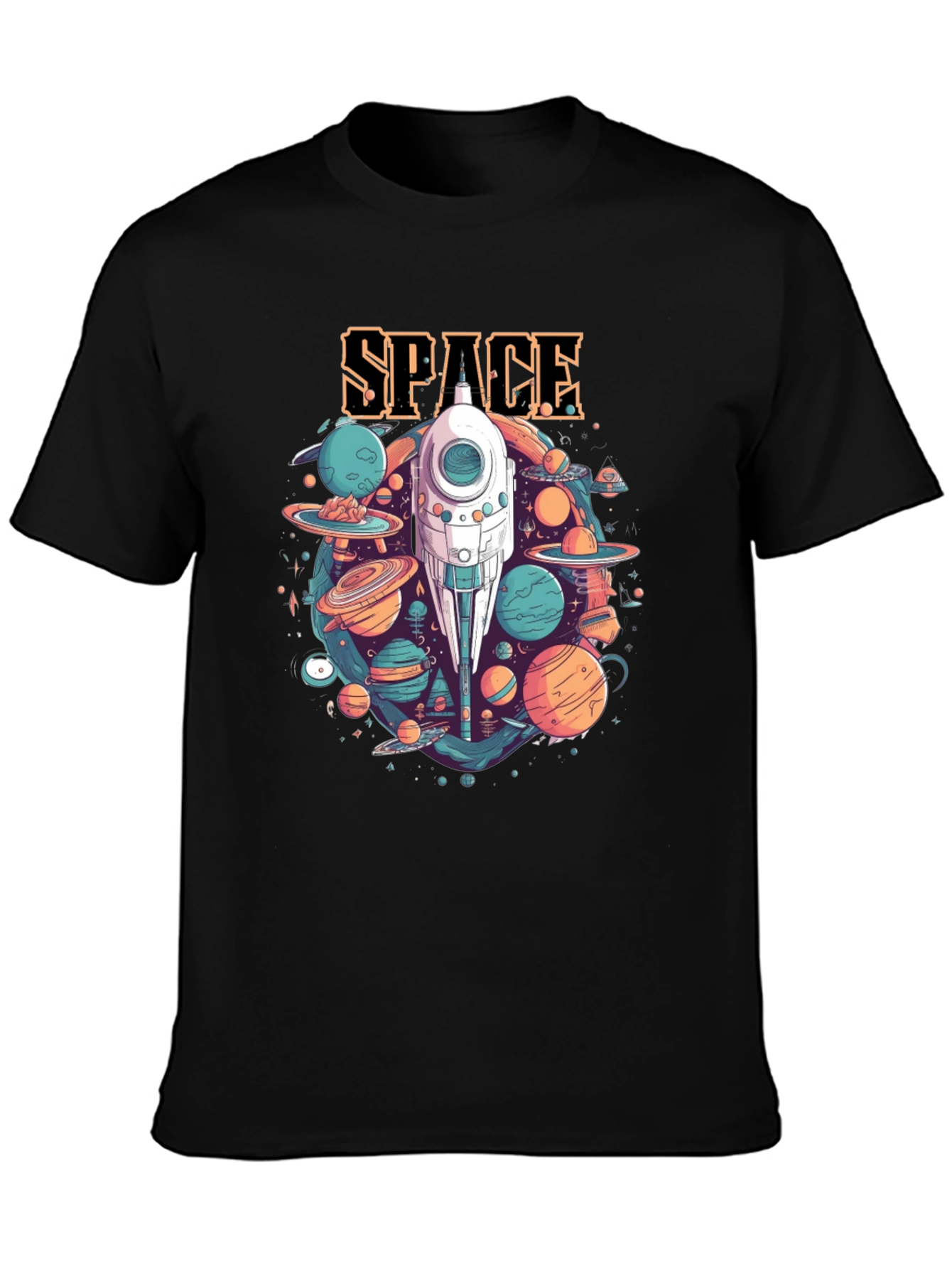 Space Adventure Graphic T-Shirt - Premium Cotton Tee