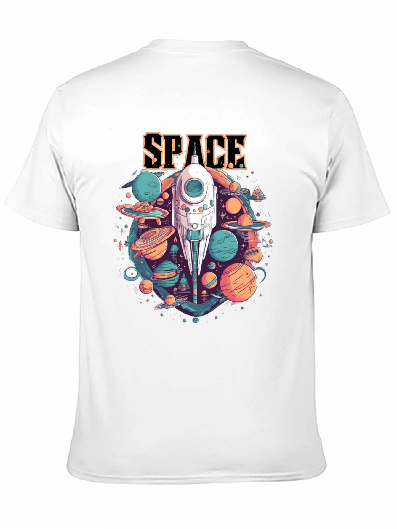 Space Adventure Graphic T-Shirt - Premium Cotton Tee
