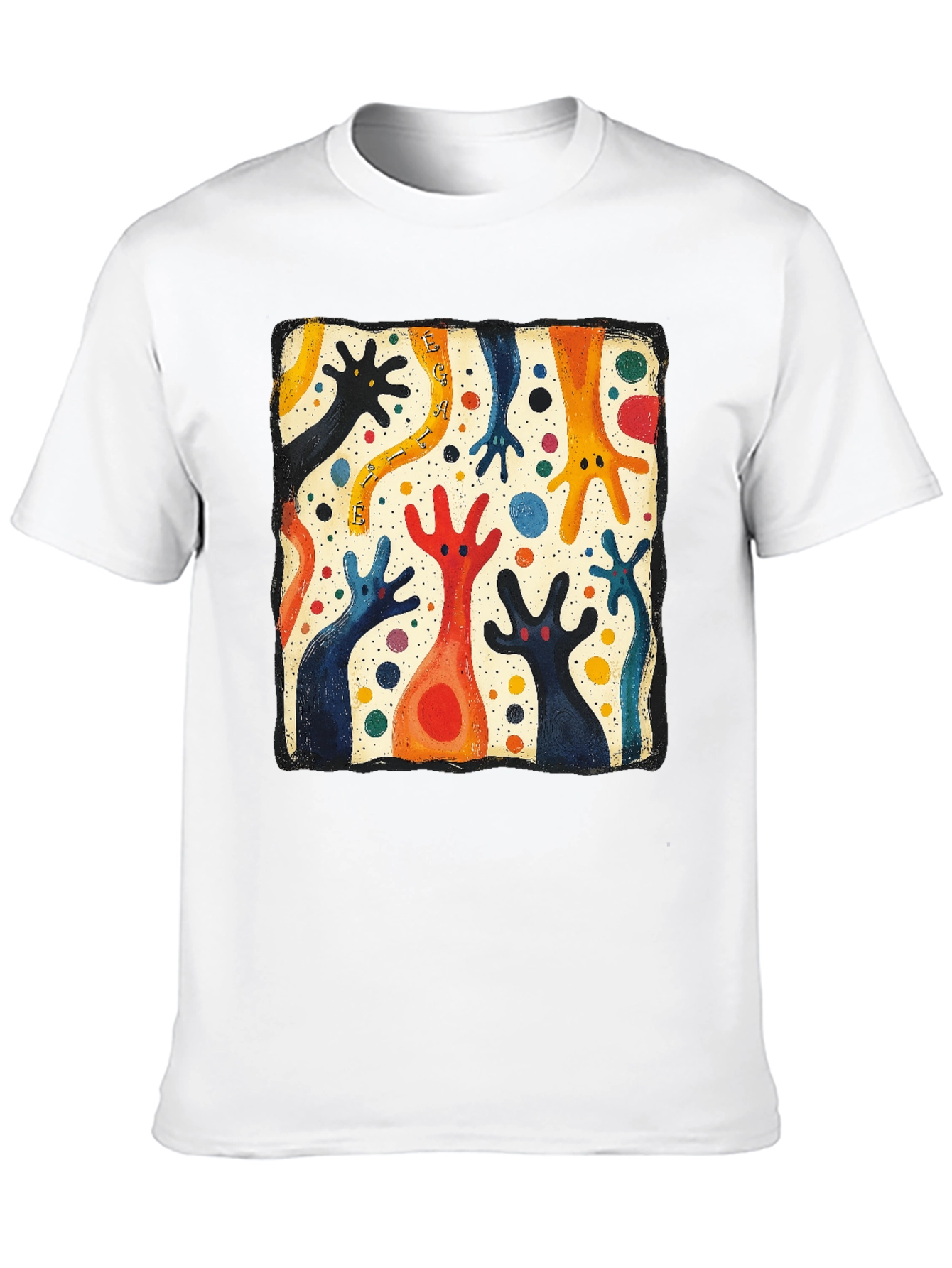Abstract Colorful Creature Tee