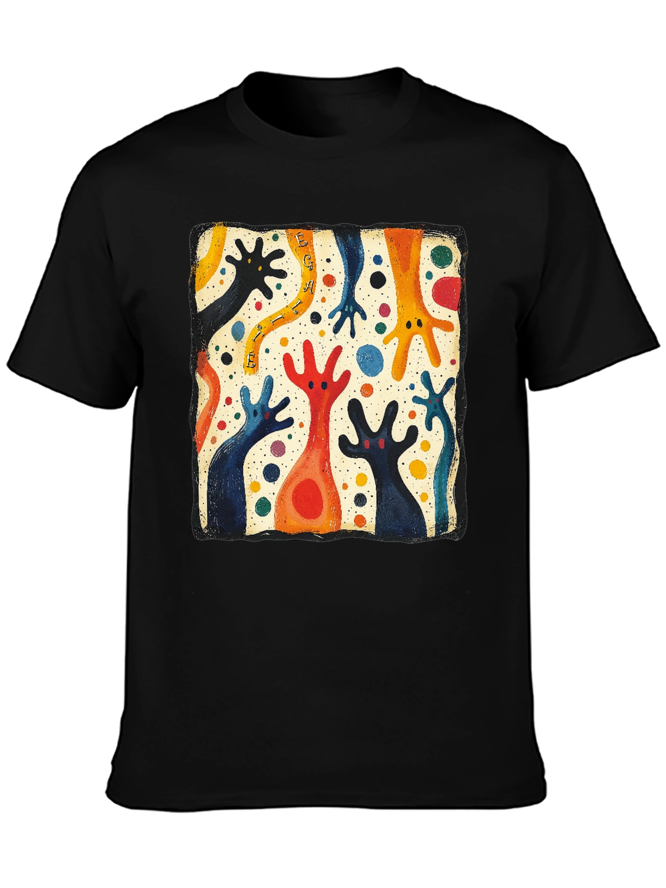 Abstract Colorful Creature Tee