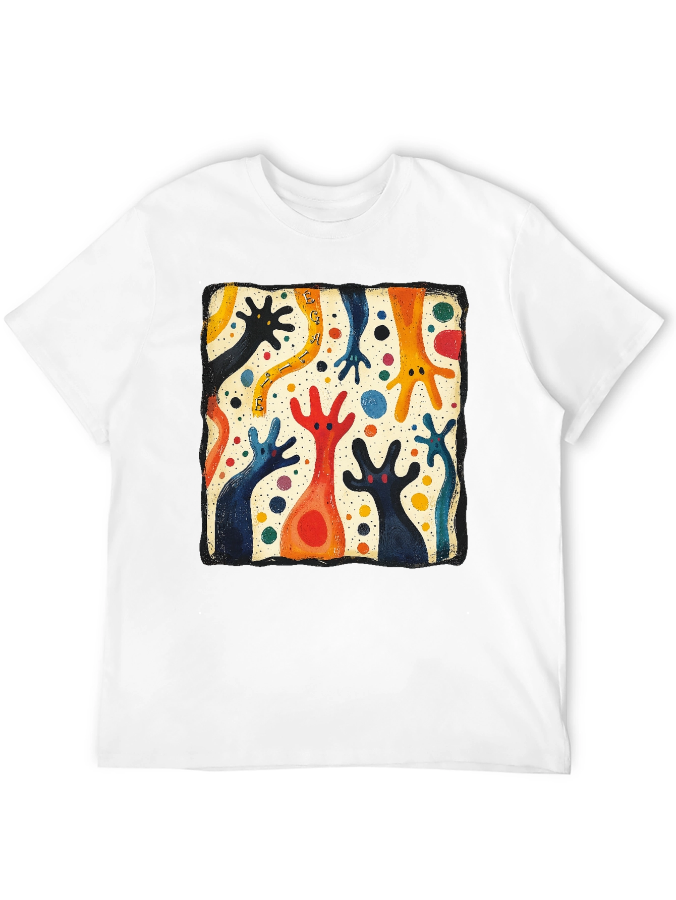 Abstract Colorful Creature Tee
