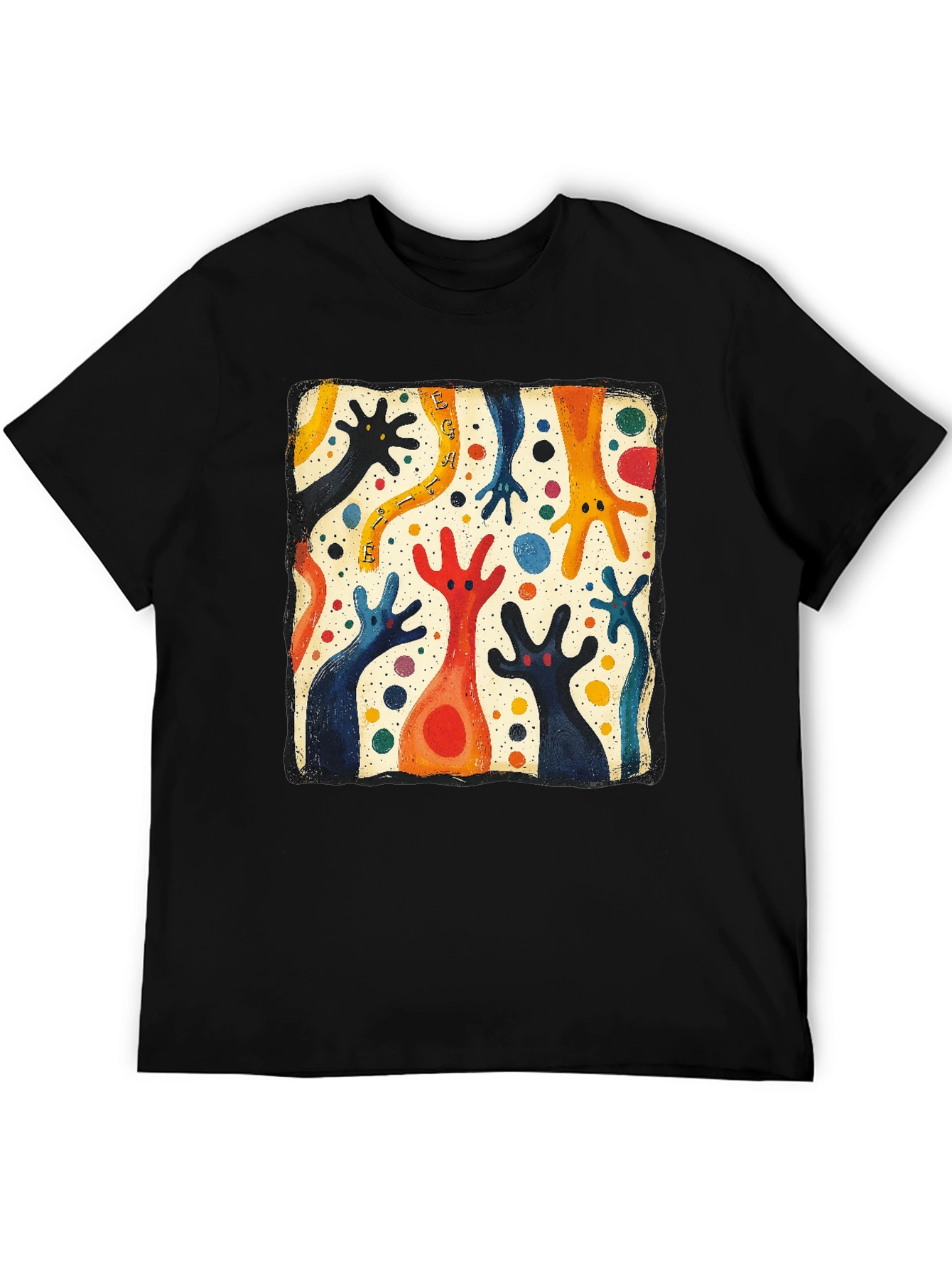 Abstract Colorful Creature Tee