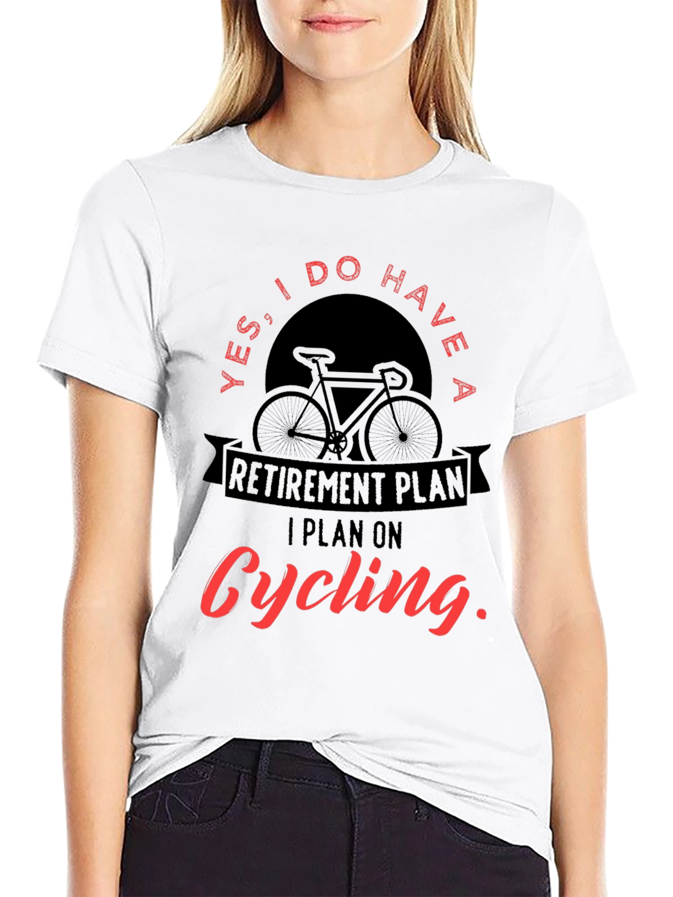 Cycling Retirement Plan Graphic T-Shirt