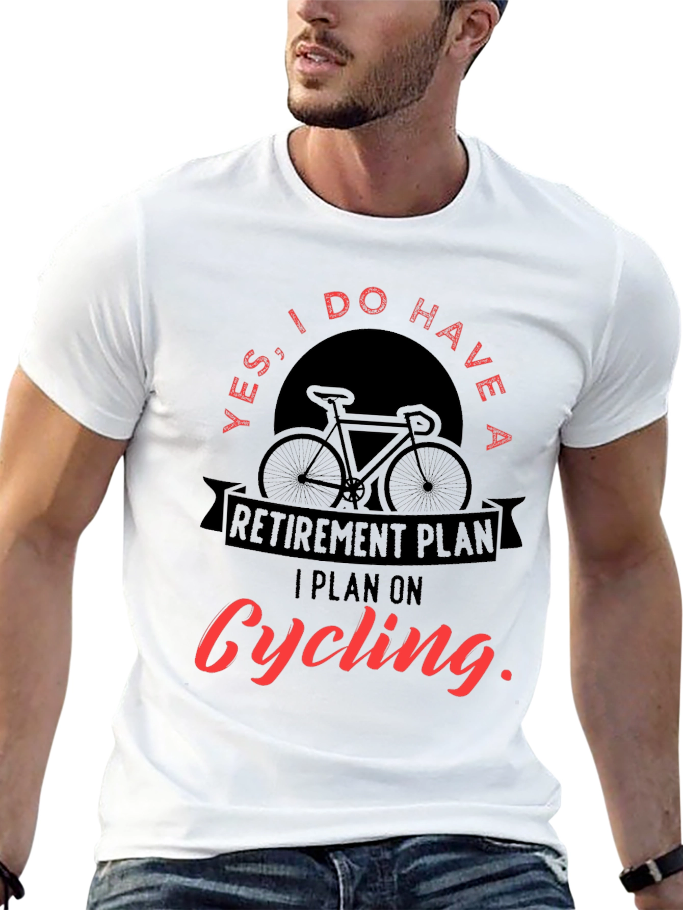 Cycling Retirement Plan Graphic T-Shirt