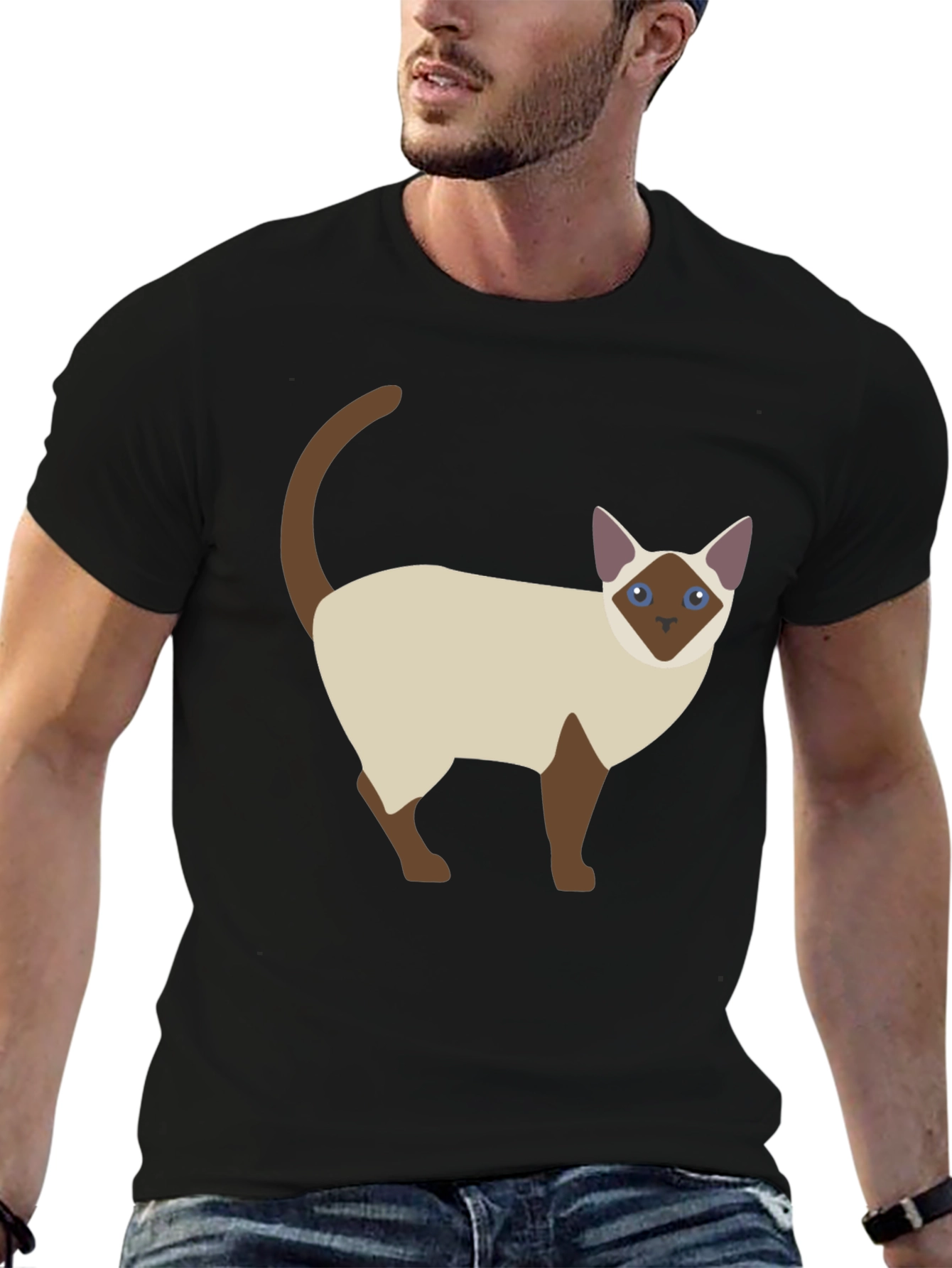 Siamese Cat T-Shirt - Unique Design